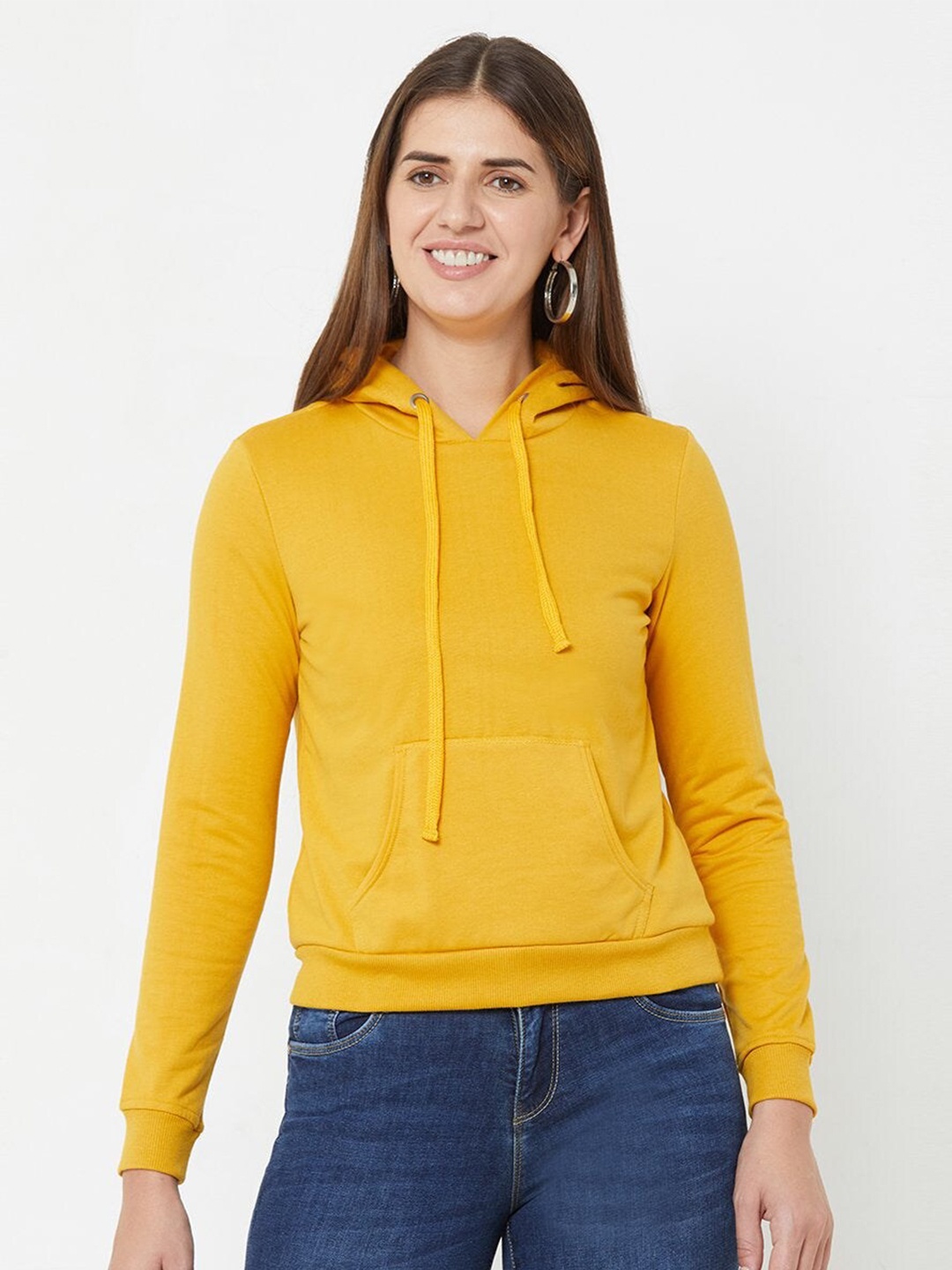 

Kraus Jeans Round Neck Pullover Sweatshirt, Mustard