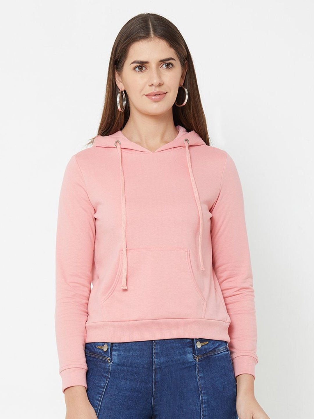 

Kraus Jeans Round Neck Pullover Sweatshirt, Coral