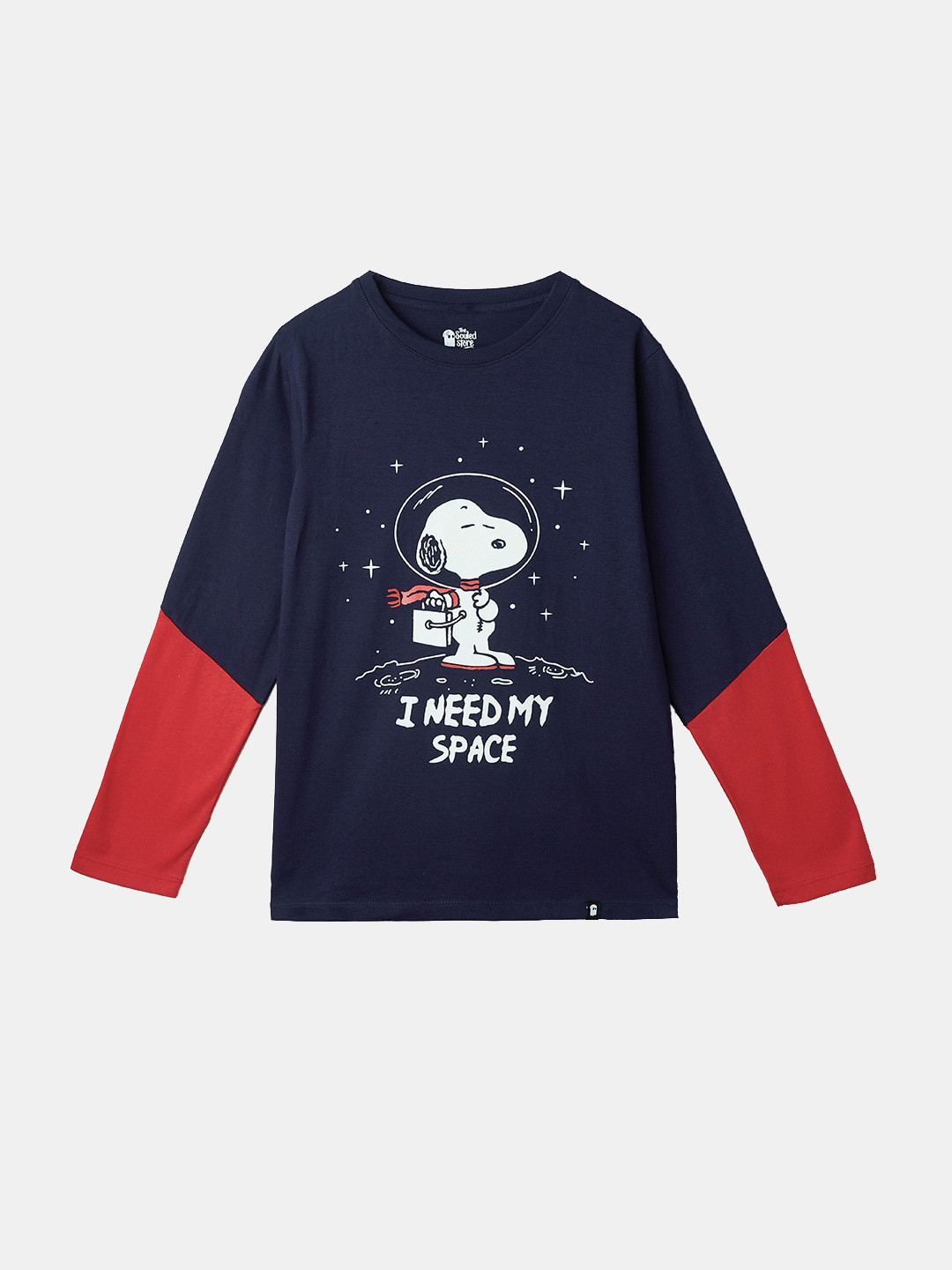 

The Souled Store Boys Printed Cotton T-shirt, Black