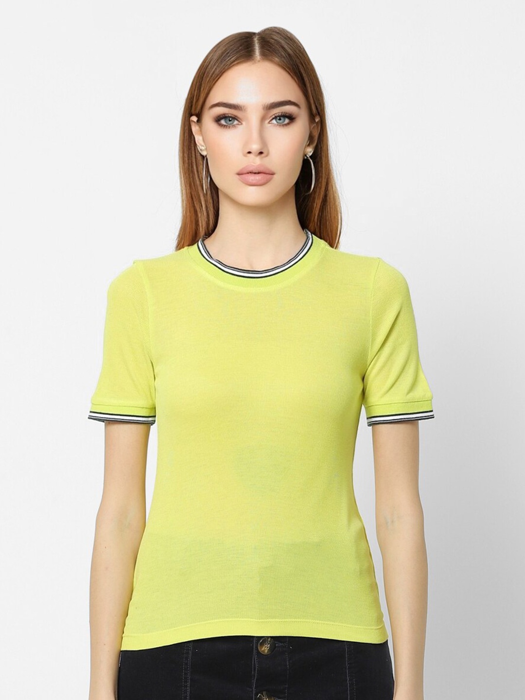 

ONLY Women Slim Fit T-shirt, Green