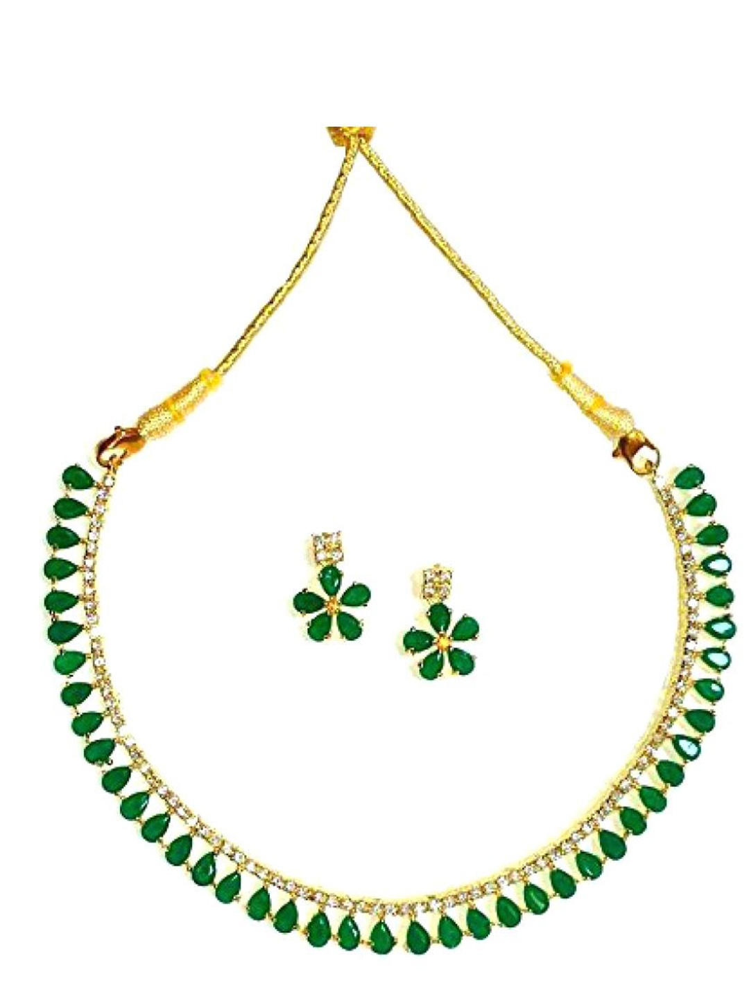 

The Pari Gold-Plated AD-Studded Jewellery Set