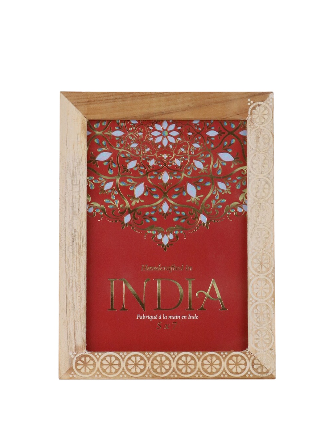 

CASA DECOR Wooden Table Photo Frame, Brown