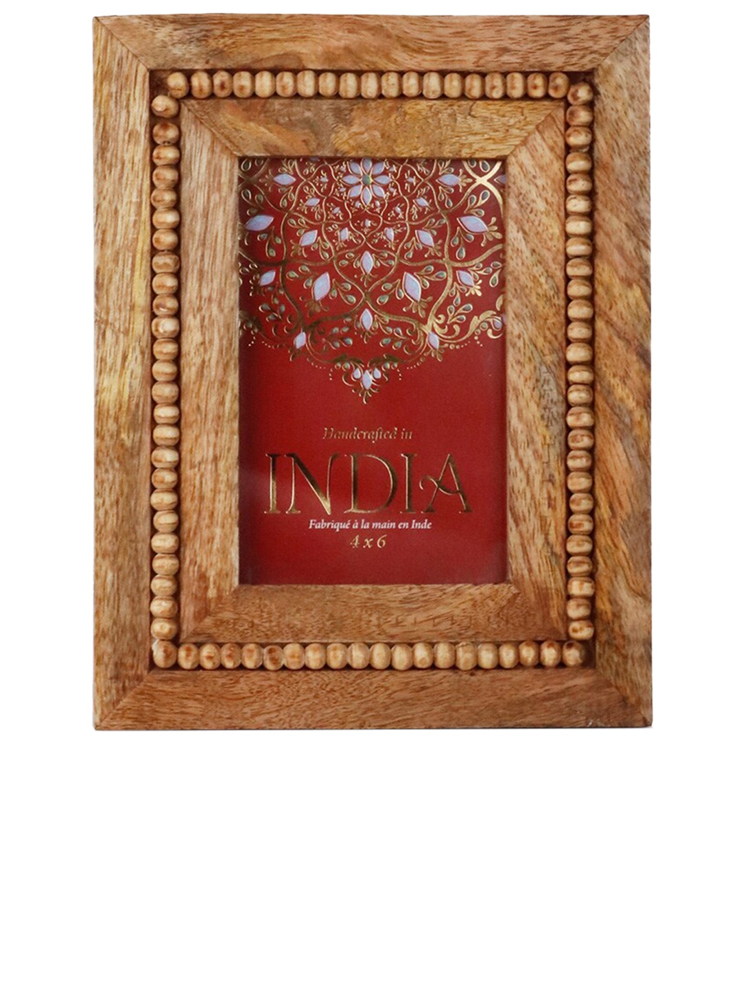 

CASA DECOR Royal Vintage Wooden Table Photo Frame, Brown