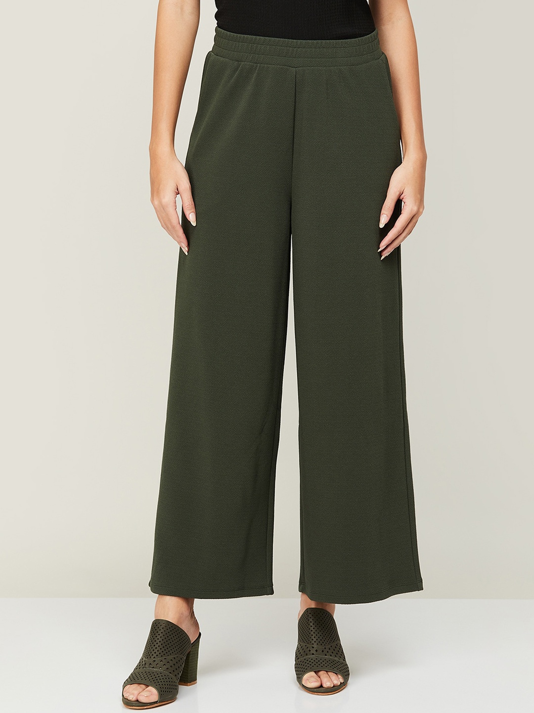 

Fame Forever by Lifestyle Women High-Rise Trousers, Olive