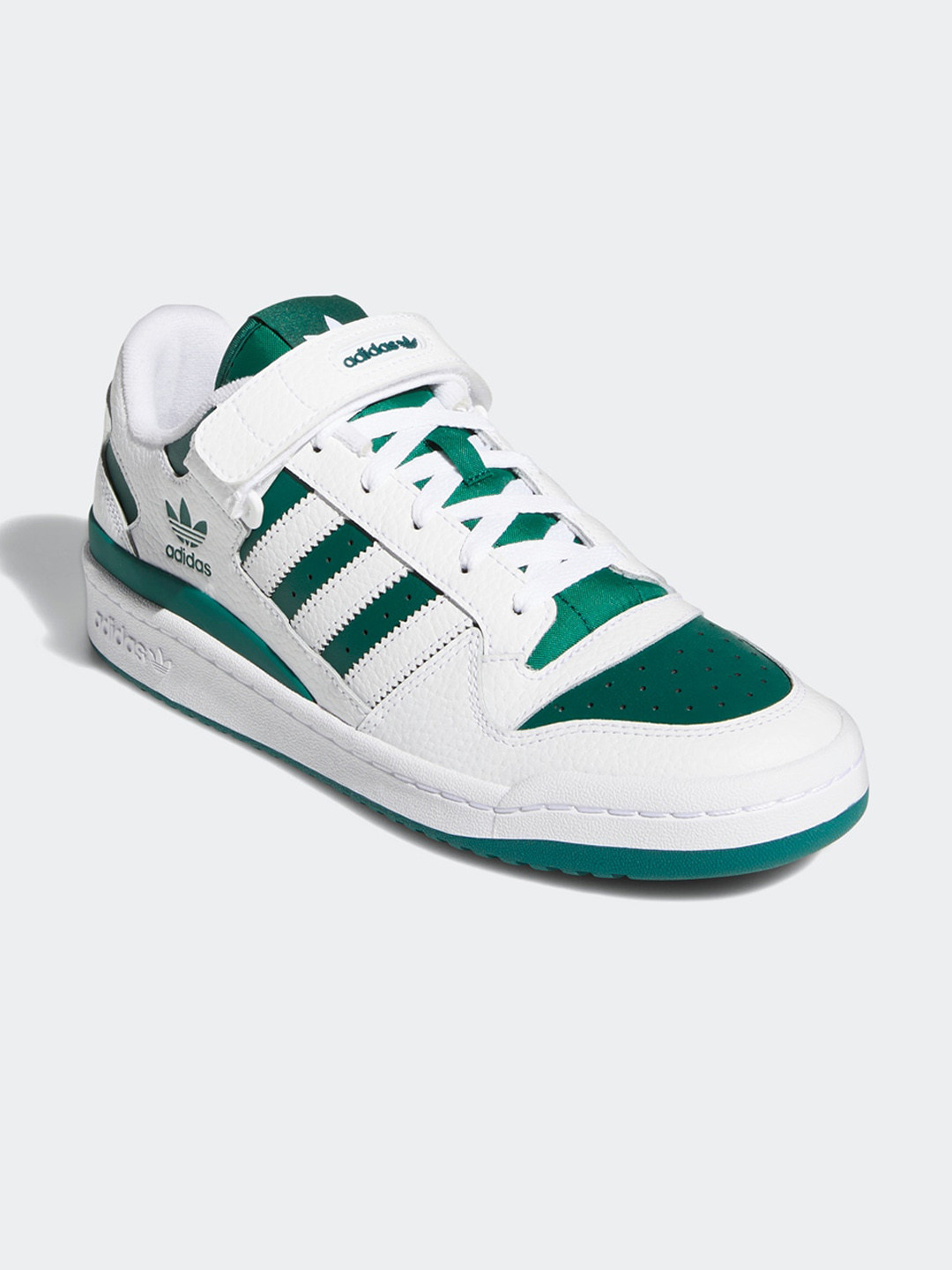 

ADIDAS Originals Men Colourblocked Leather Forum Low Sneakers, White