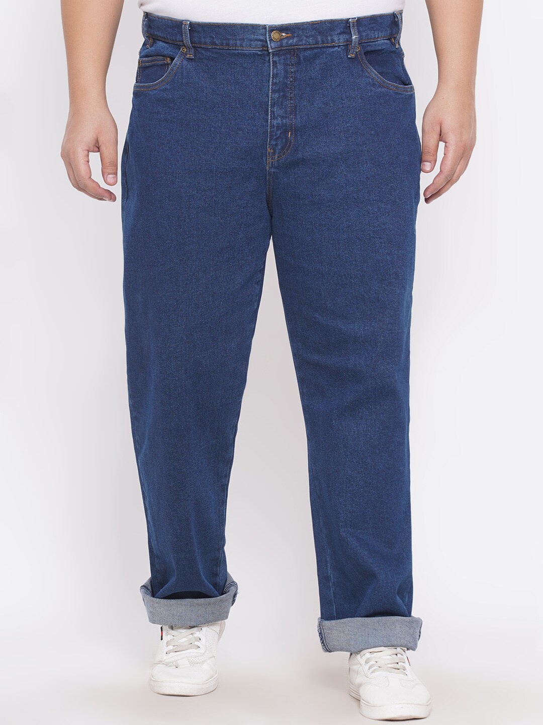

Santonio Men Cropped Stretchable Jeans, Blue