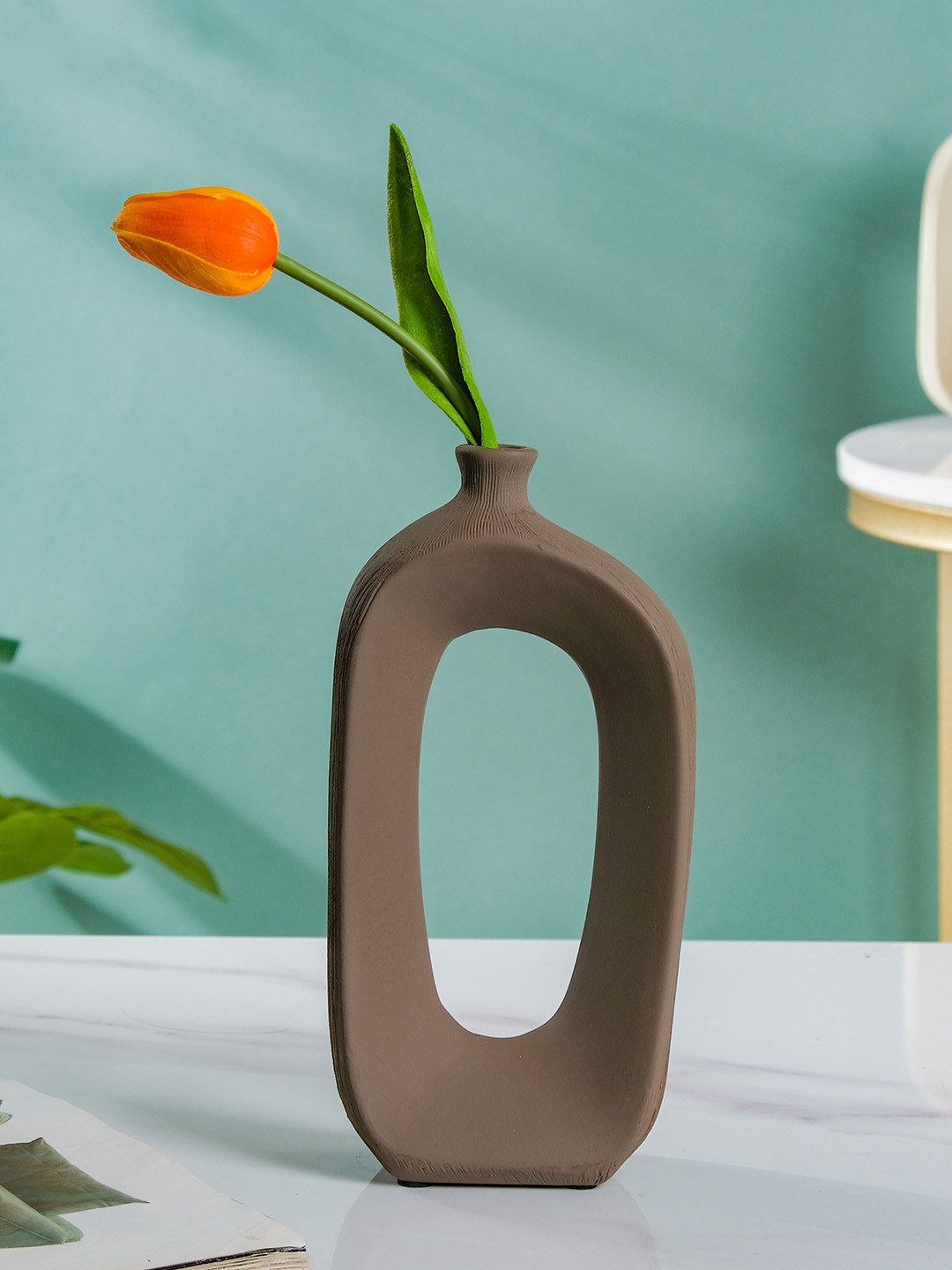 

Nestasia Grey Hollow Ceramic Vase