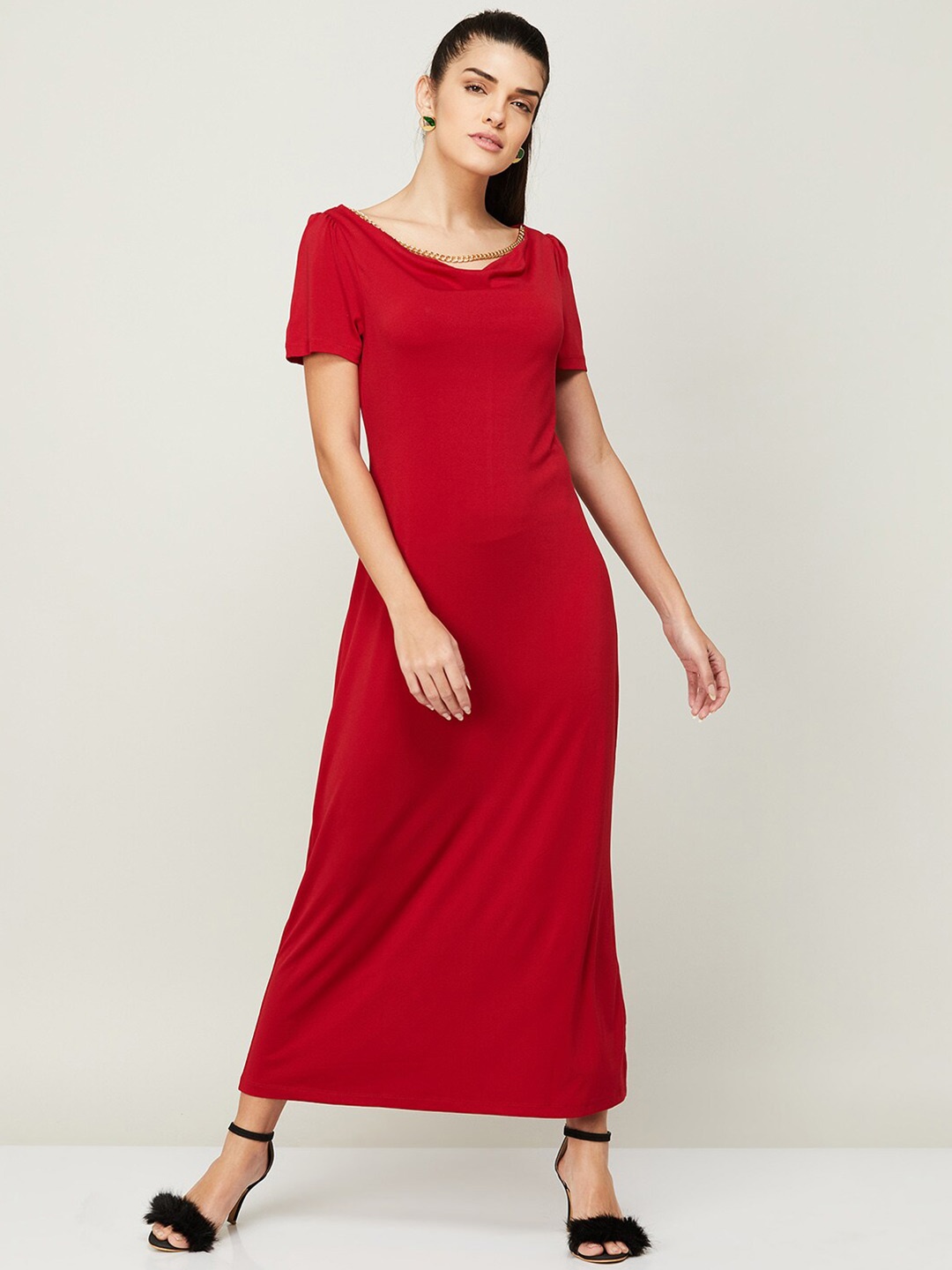 

CODE by Lifestyle A-line Maxi Dress, Red