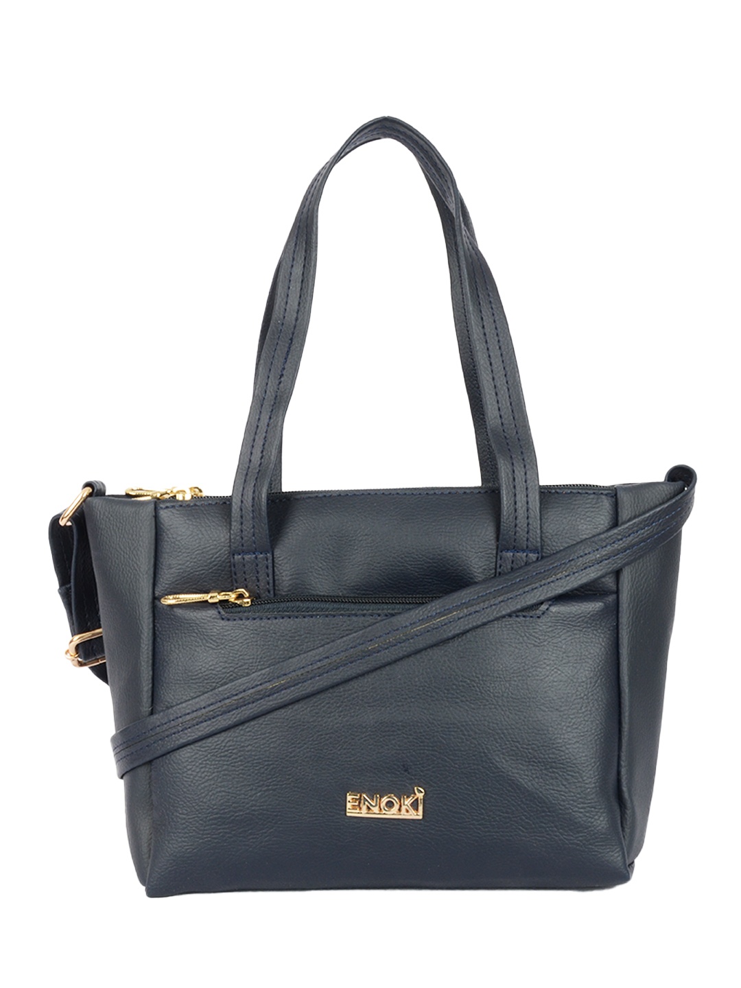 

ENOKI Blue Structured Shoulder Bag