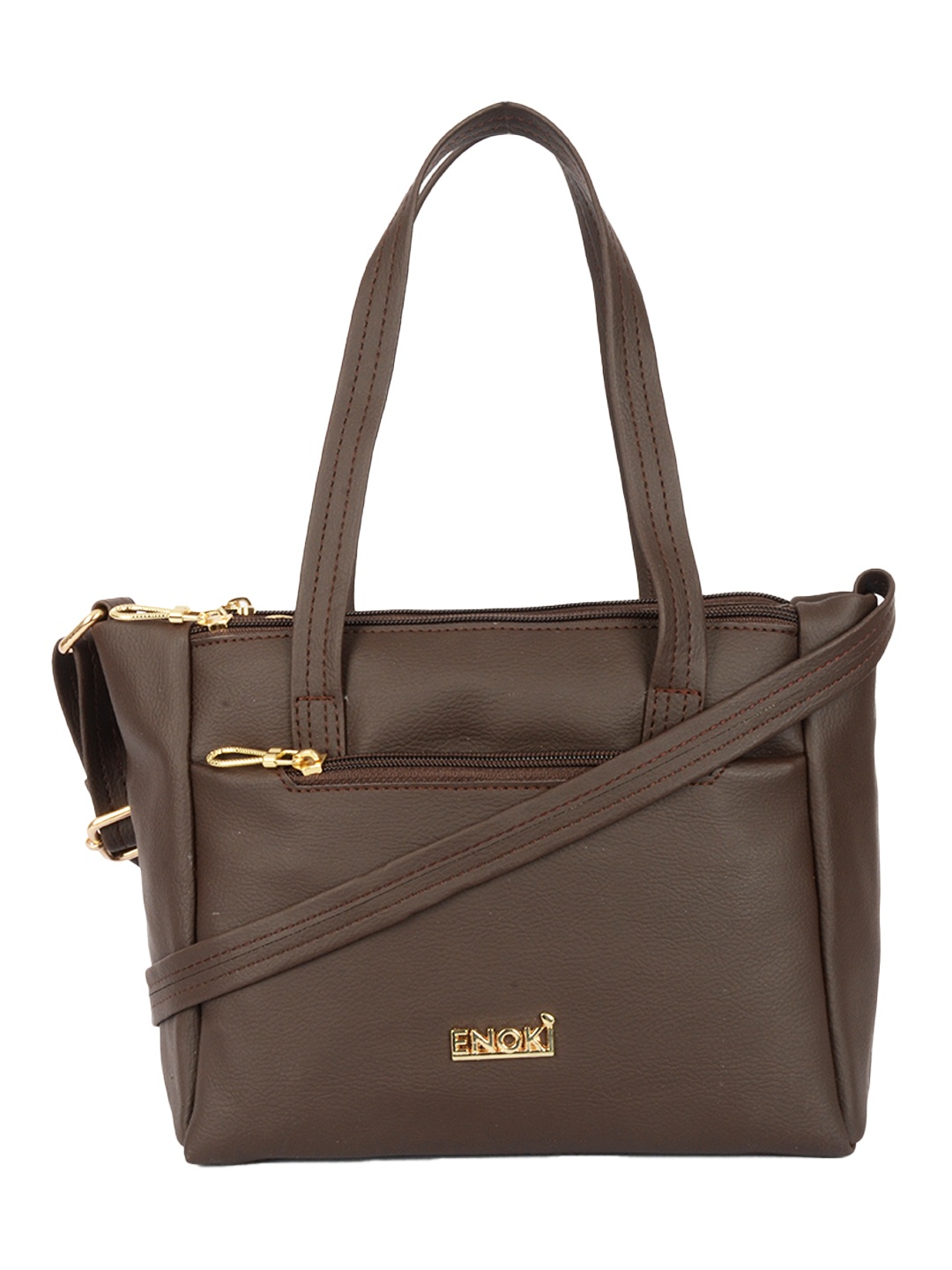 

ENOKI Shopper Shoulder Bag, Brown