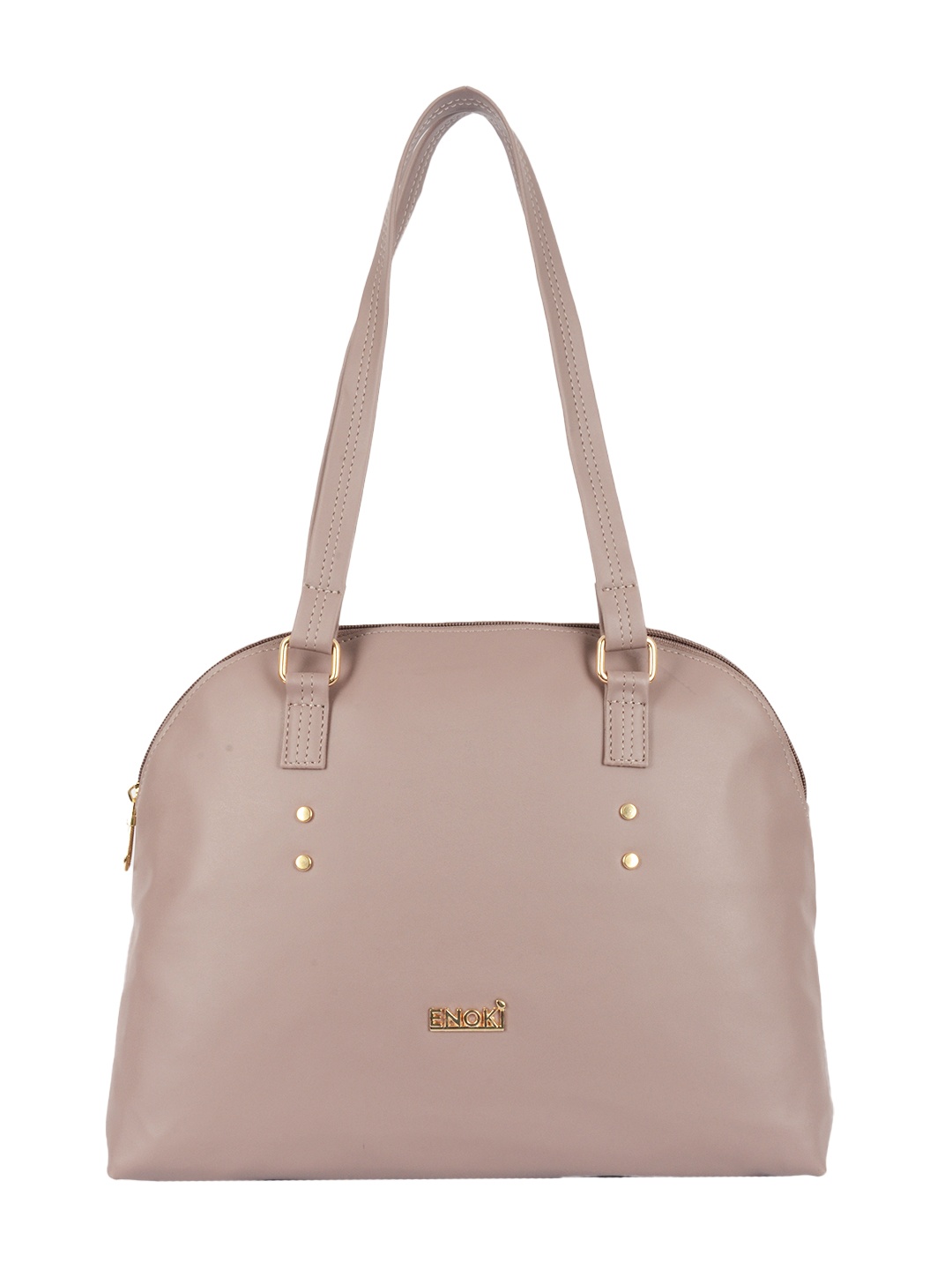 

ENOKI Half Moon Applique Shoulder Bag, Purple