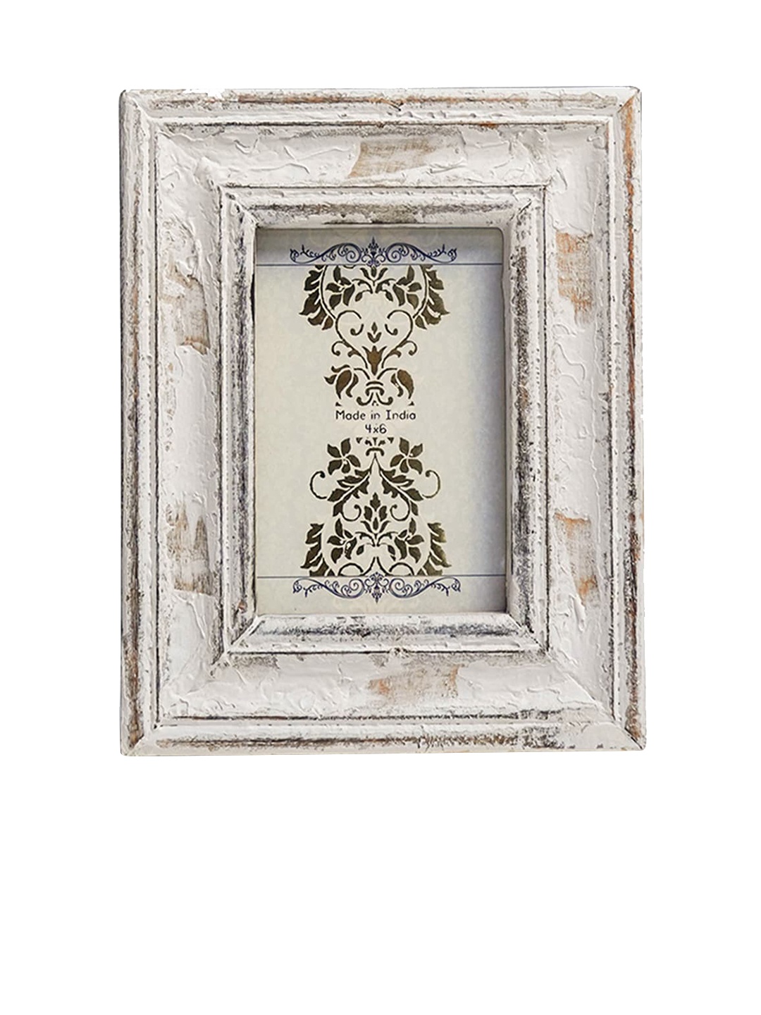 

CASA DECOR White Textured Photo Frames