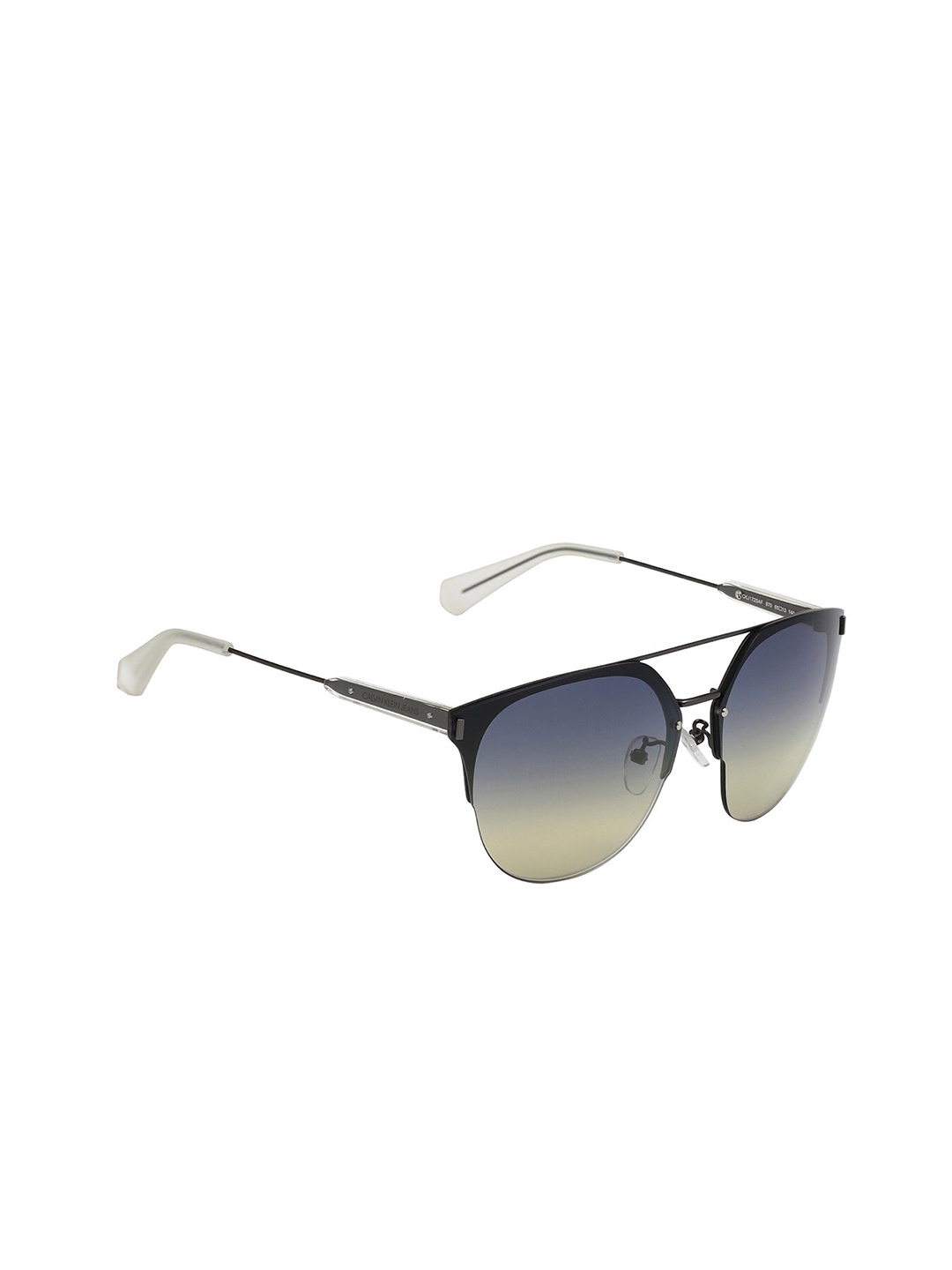 

Calvin Klein Women Mirrored Lens & Oval Sunglasses with UV Protected Lens, Grey