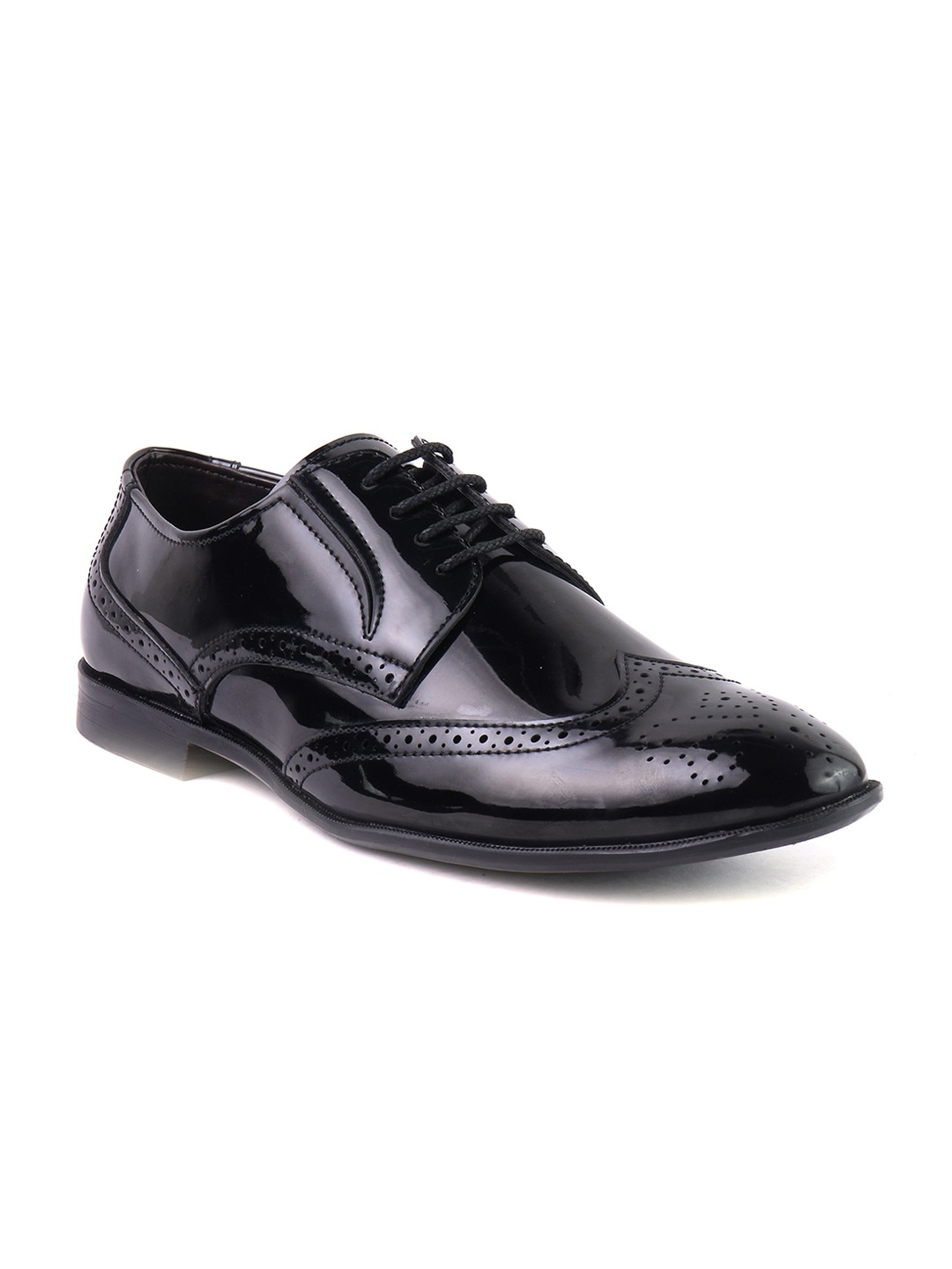 

BRATVA Men Formal Brogues, Black