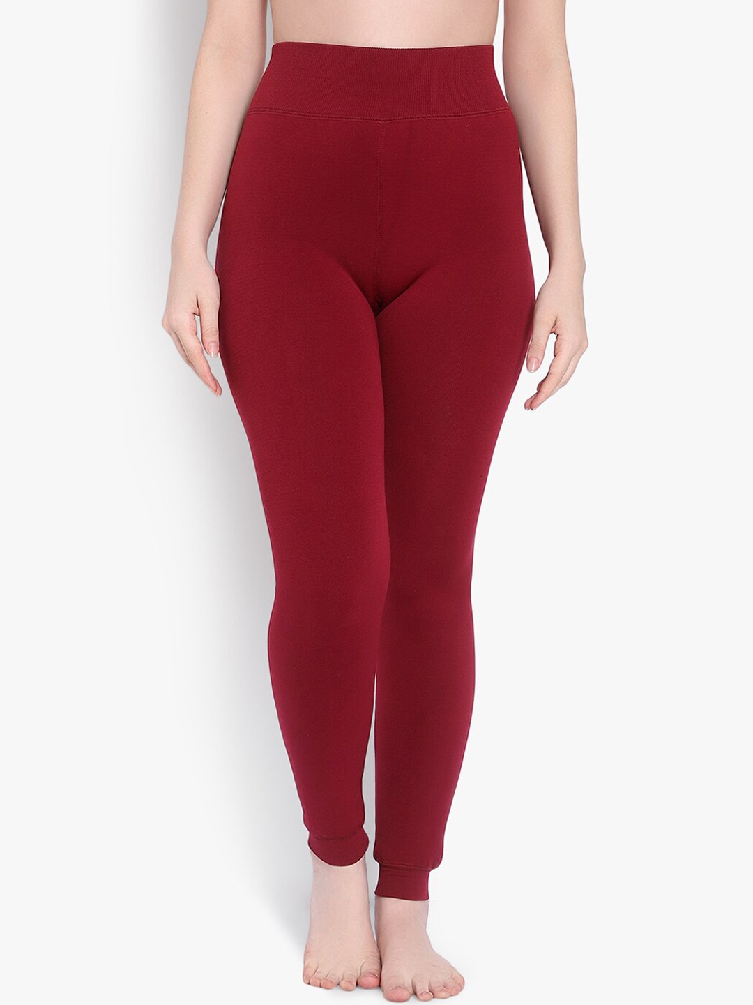 

BRACHY Women Ankle-Length Thermal Leggings, Maroon