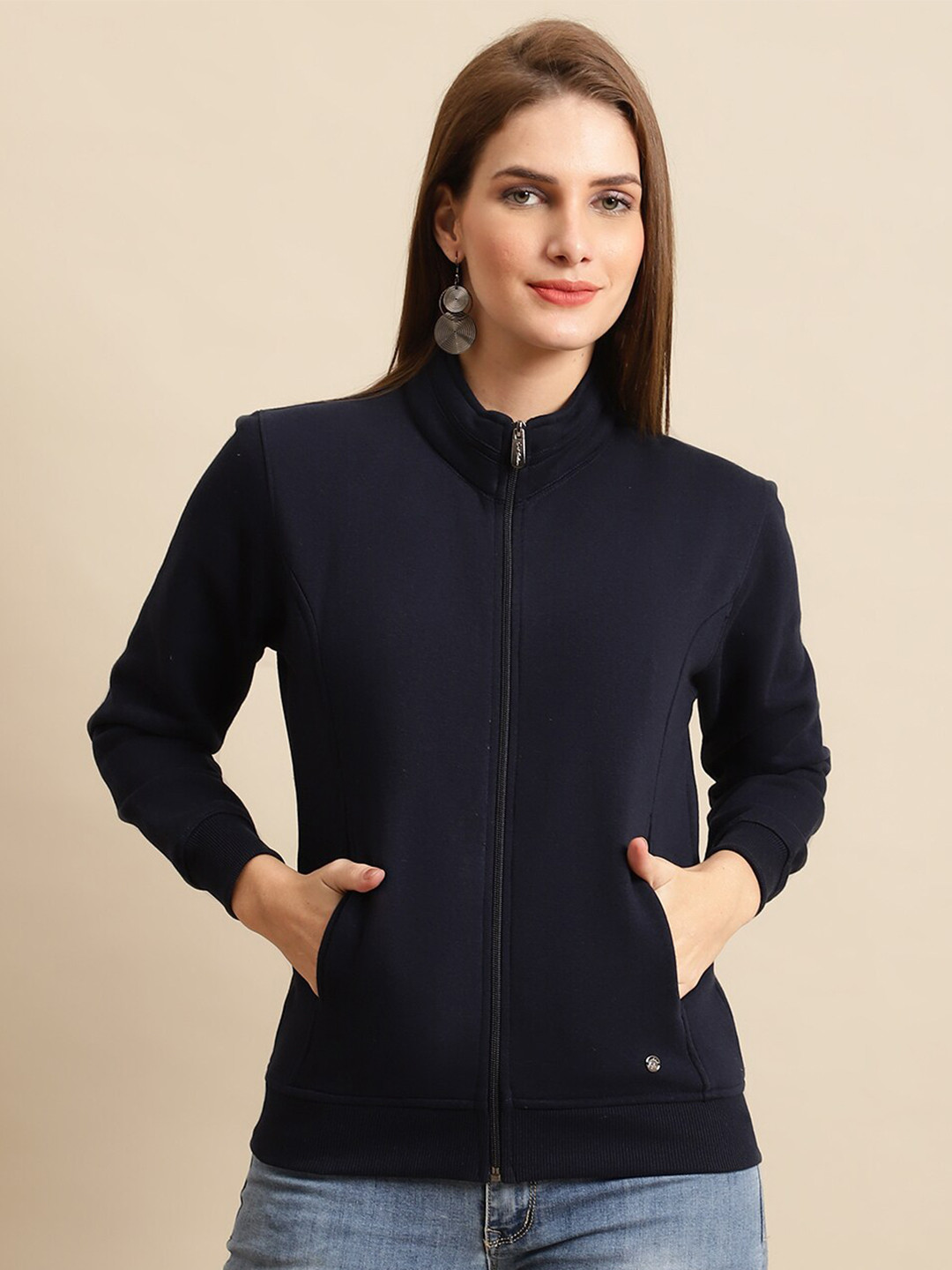 

ANTI CULTURE Women Cotton Sweatshirt, Black
