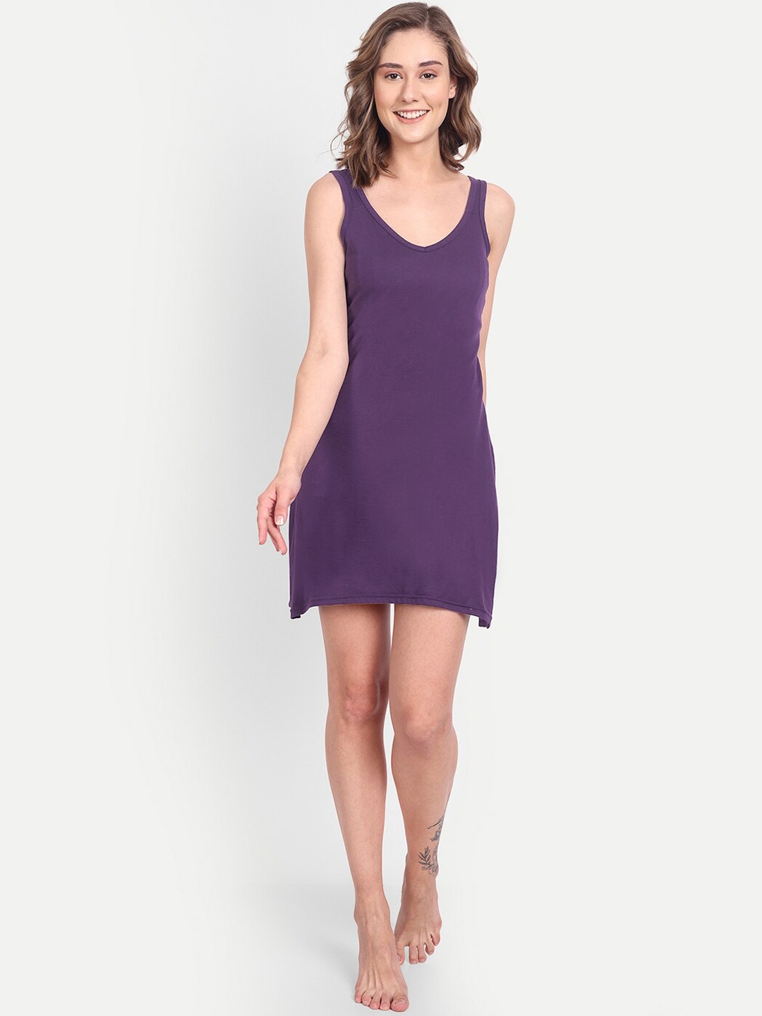 

BLAZON Women Pure Cotton Camisoles, Violet