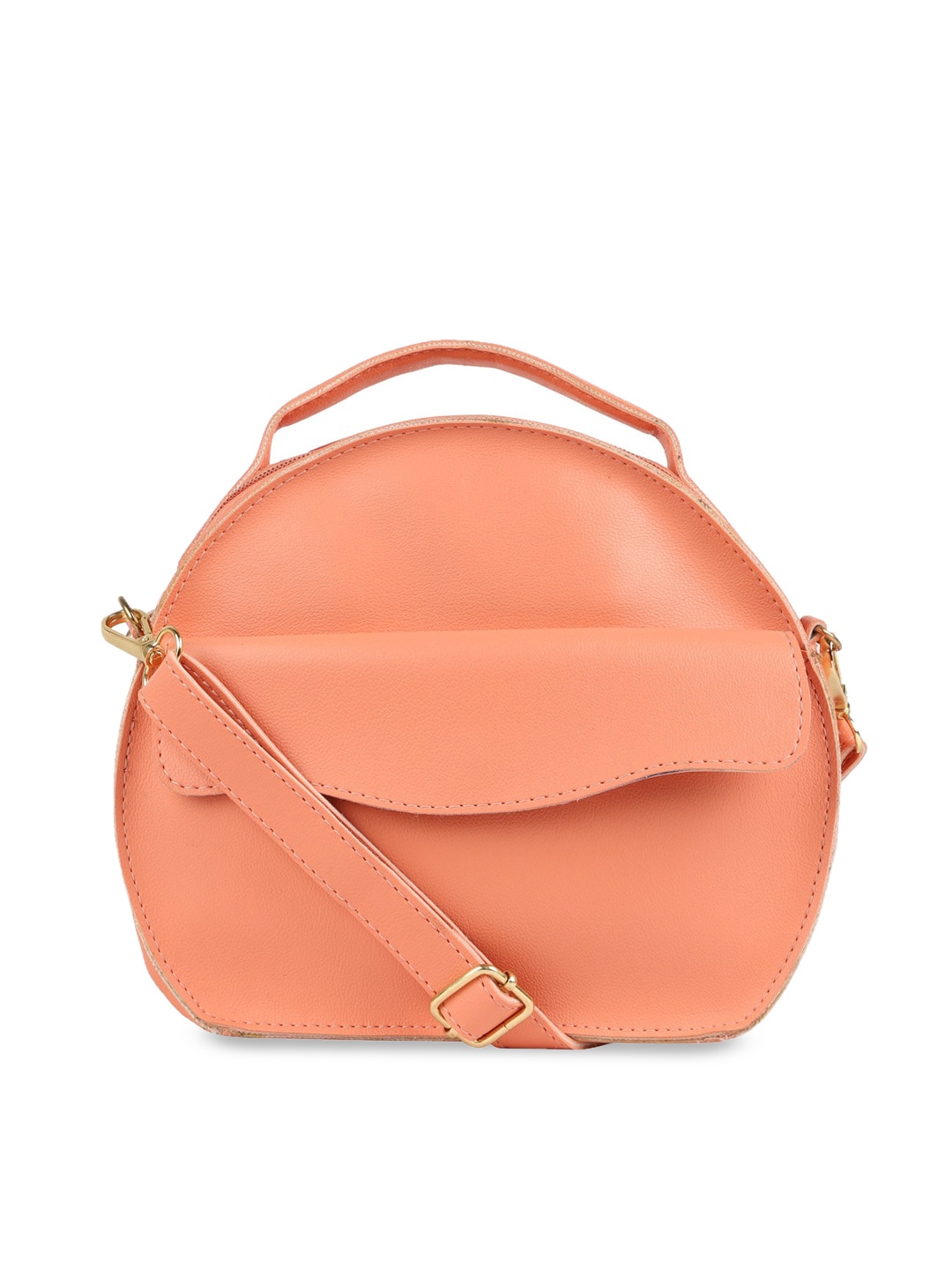 

Bagsy Malone PU Structured Handheld Bag with Tasselled, Peach