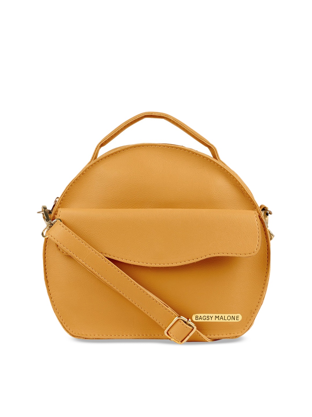 

Bagsy Malone PU Structured Handheld Bag, Mustard