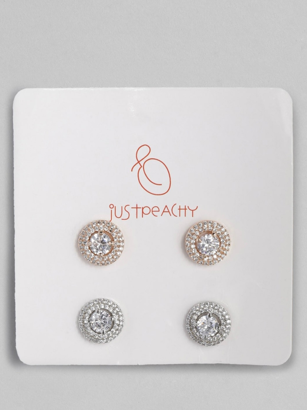 

justpeachy Multicoloured Contemporary Studs Earrings, Multi