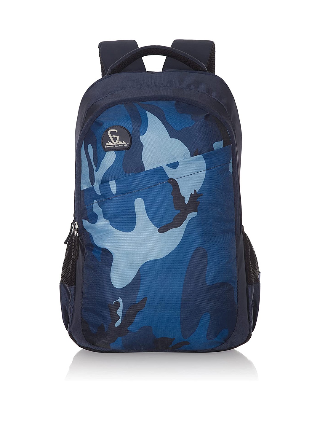

GREENLANDS Unisex Brand Logo Backpack, Blue