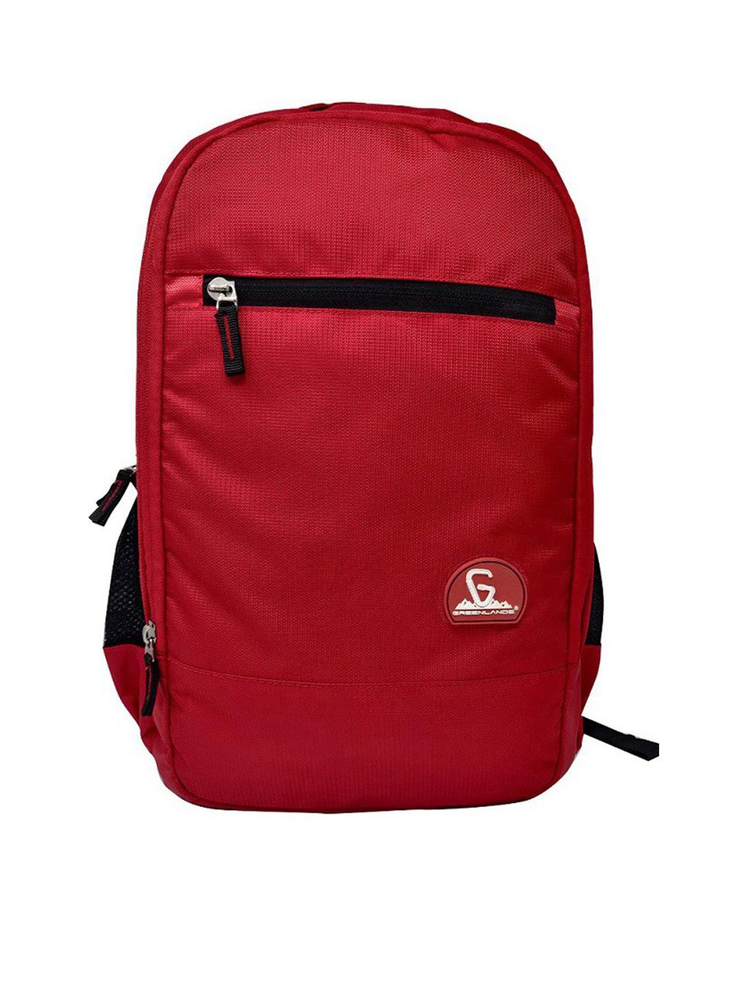 

GREENLANDS Unisex Brand Logo Backpack, Red