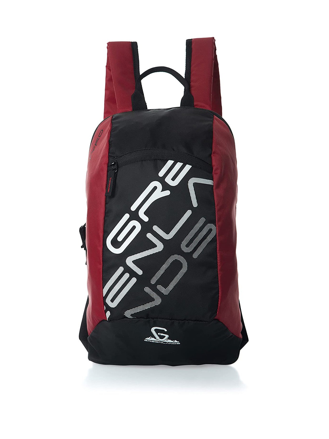 

GREENLANDS Unisex Brand Logo Backpack, Black