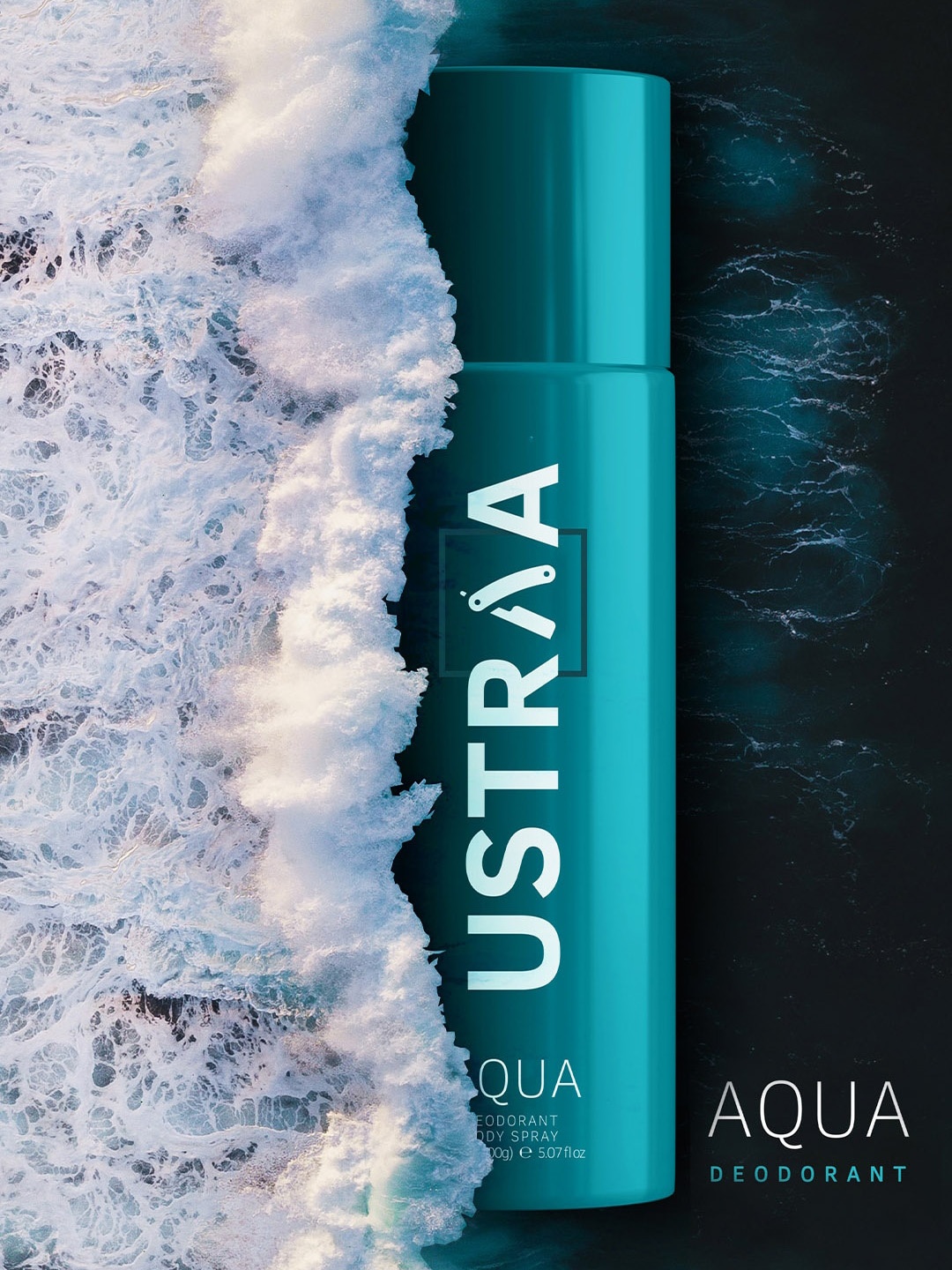 

Ustraa Men Aqua Deodorant Body Spray 150ml, Sea green