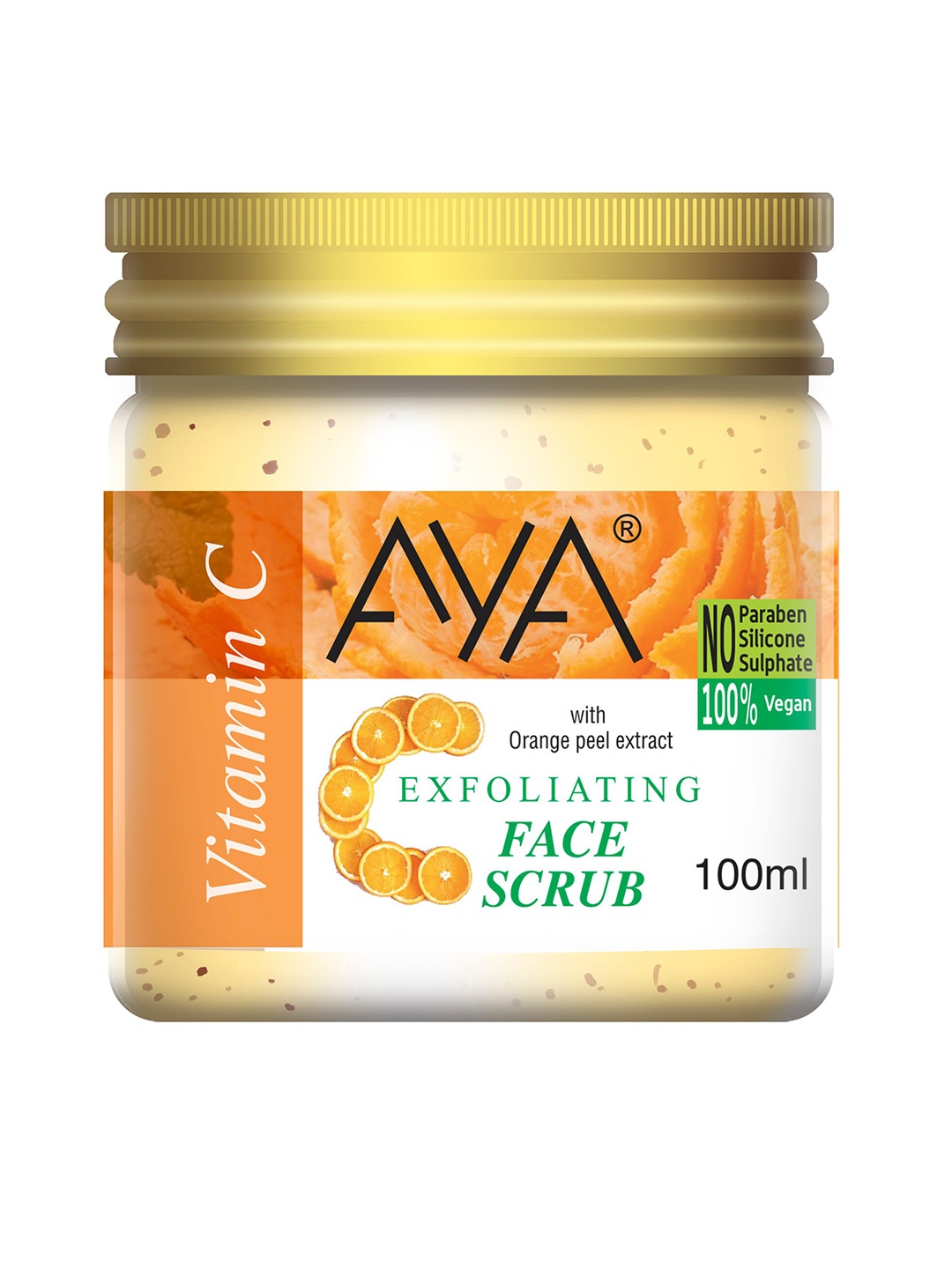 

AYA Vitamin C Exfoliating Face Scrub 100 ml, Orange