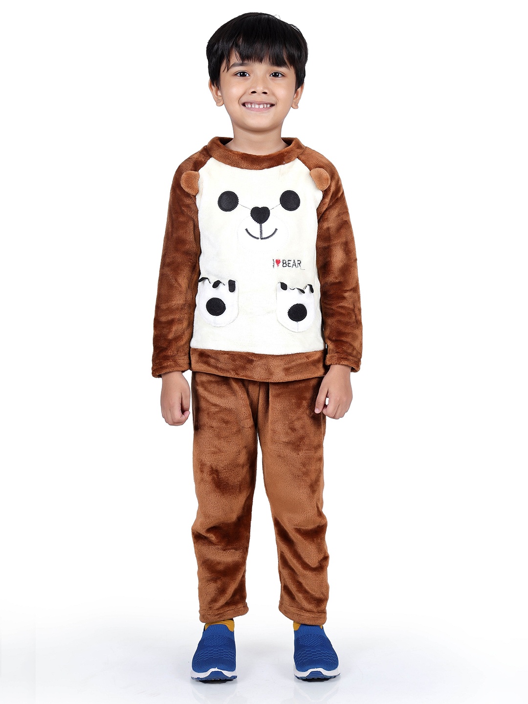 

ahhaaaa Kids Sweater with Pyjamas Clothing Set, Brown