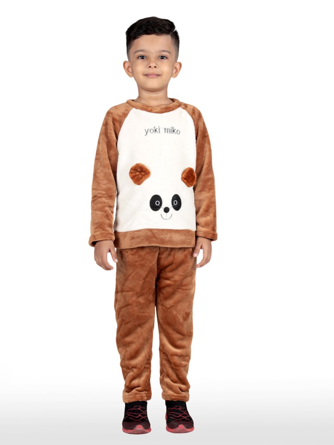 

ahhaaaa Kids Sweater with Pyjamas Clothing Set, Brown