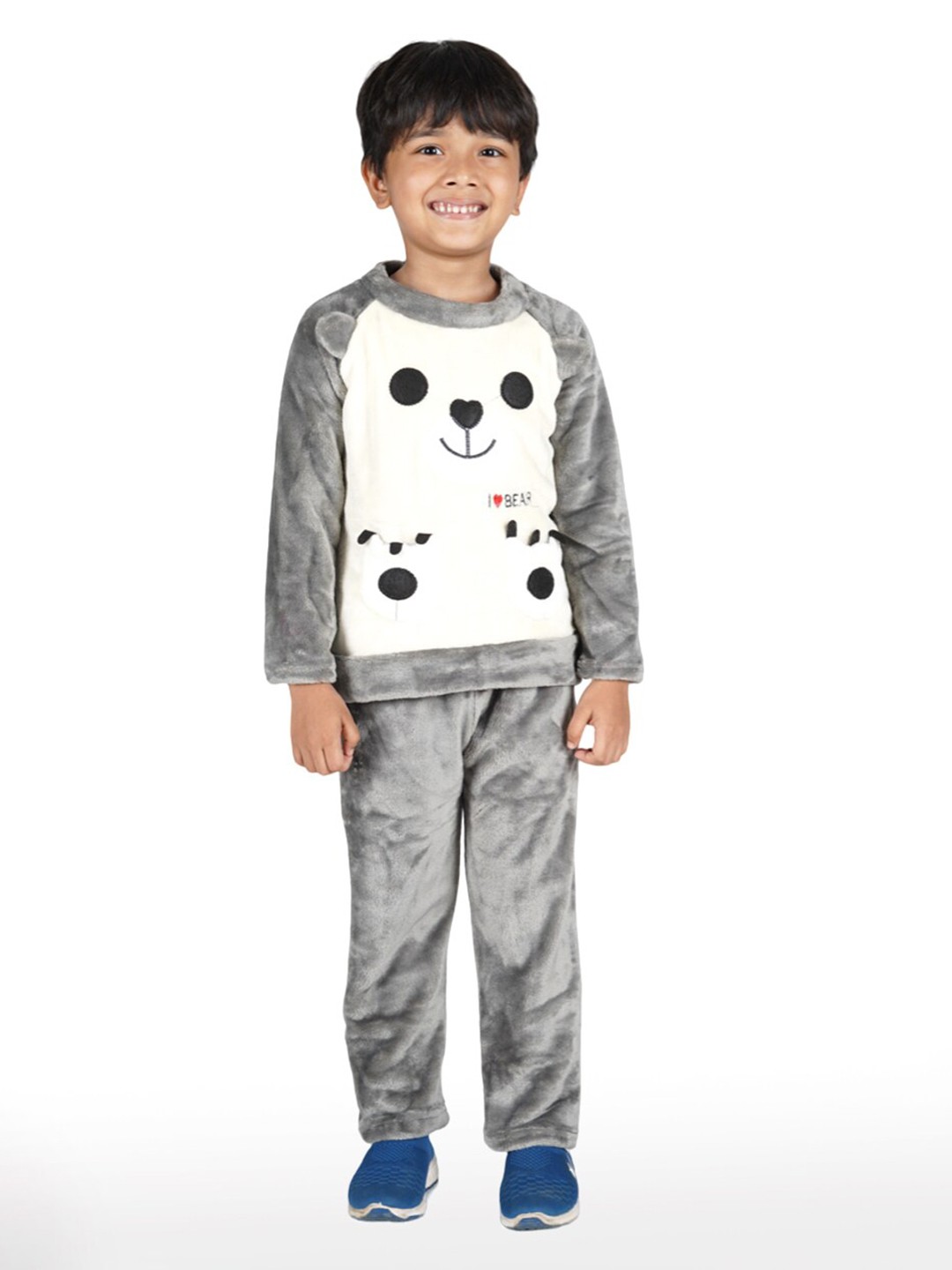 

ahhaaaa Kids Sweater with Pyjamas Clothing Set, Grey