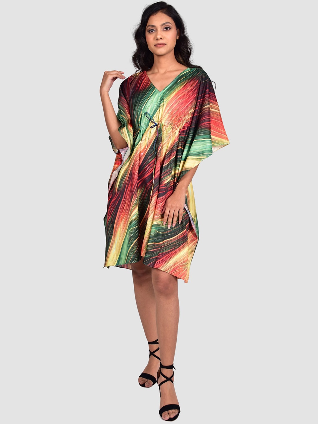 

Rajoria Instyle Women Digital Printed Kaftan Cover-Up Dress, Green