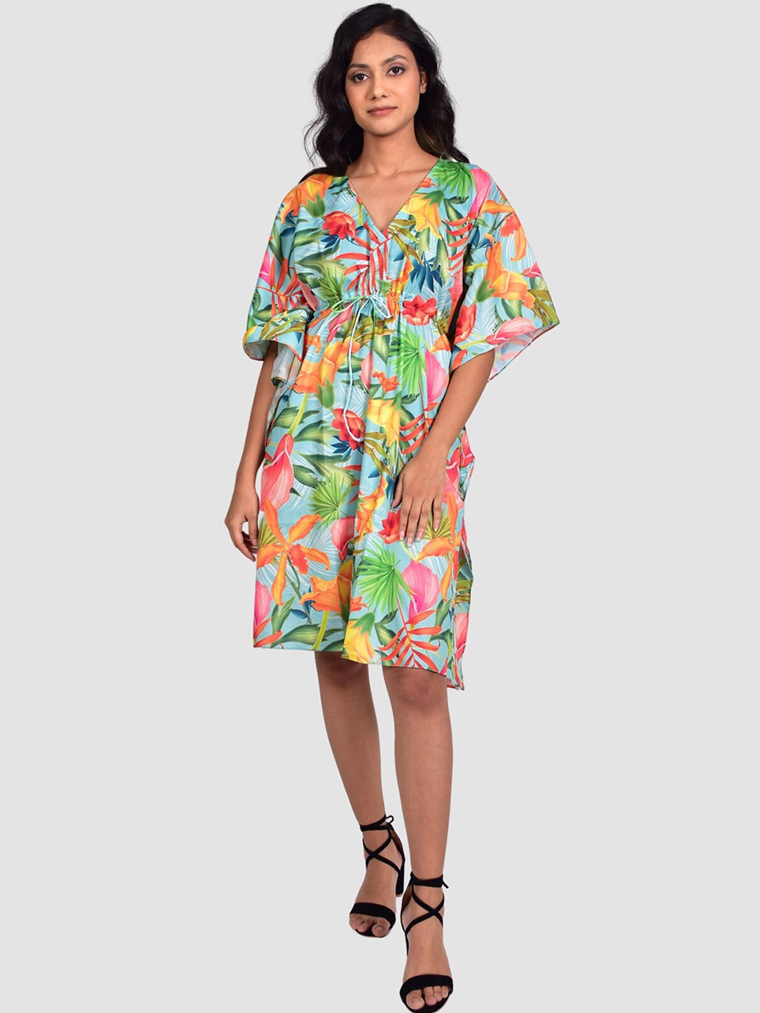 

Rajoria Instyle Women Printed Cover-up Dress, Green