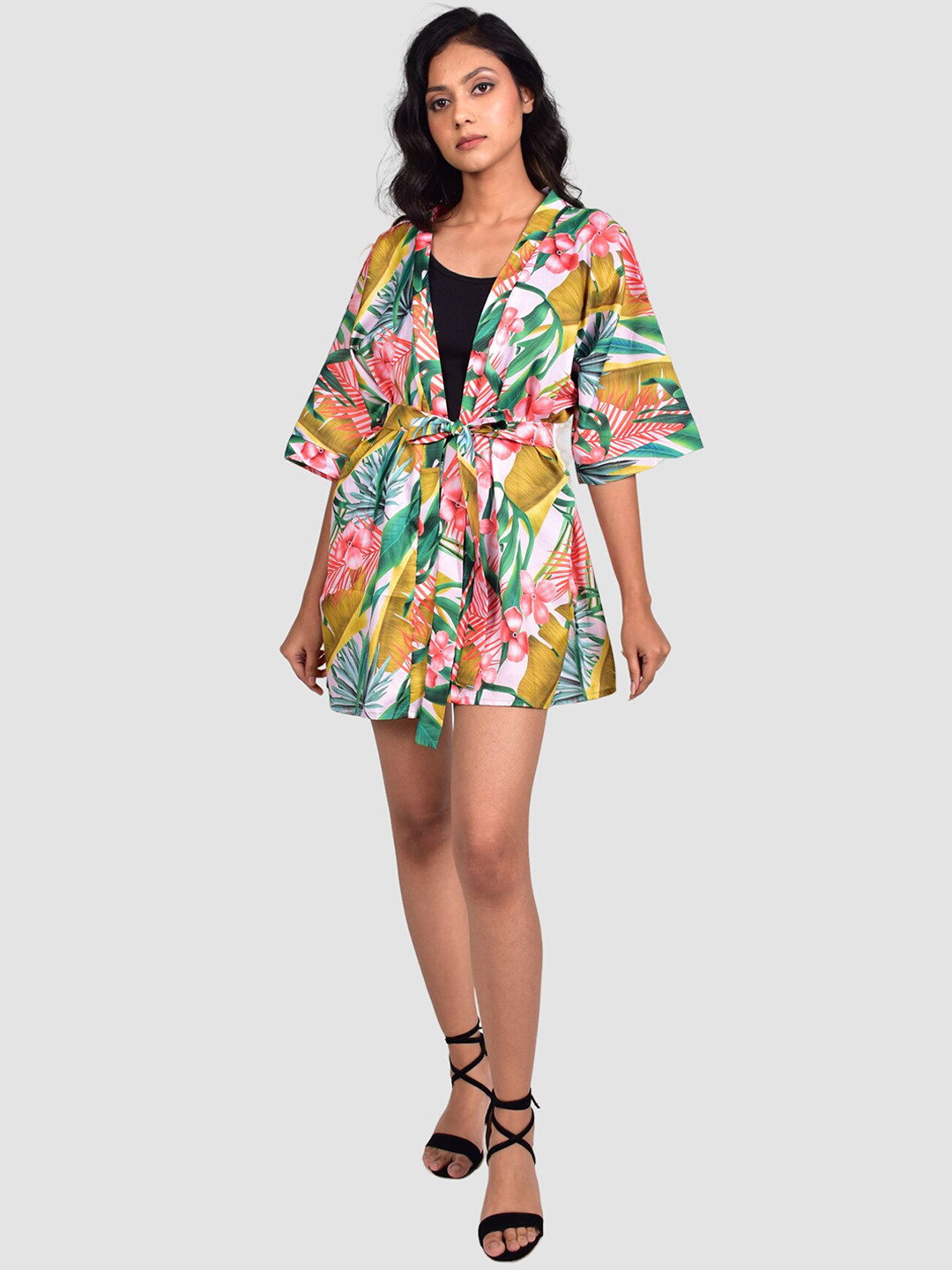 

Rajoria Instyle Women Printed Cover up, Green