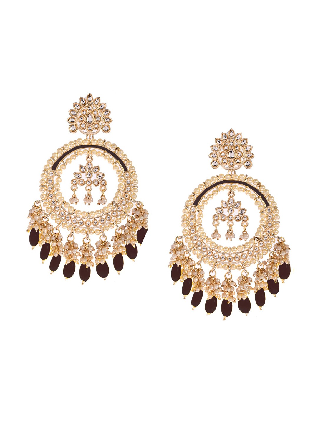 

AQUASTREET Classic Chandbalis Earrings, Black