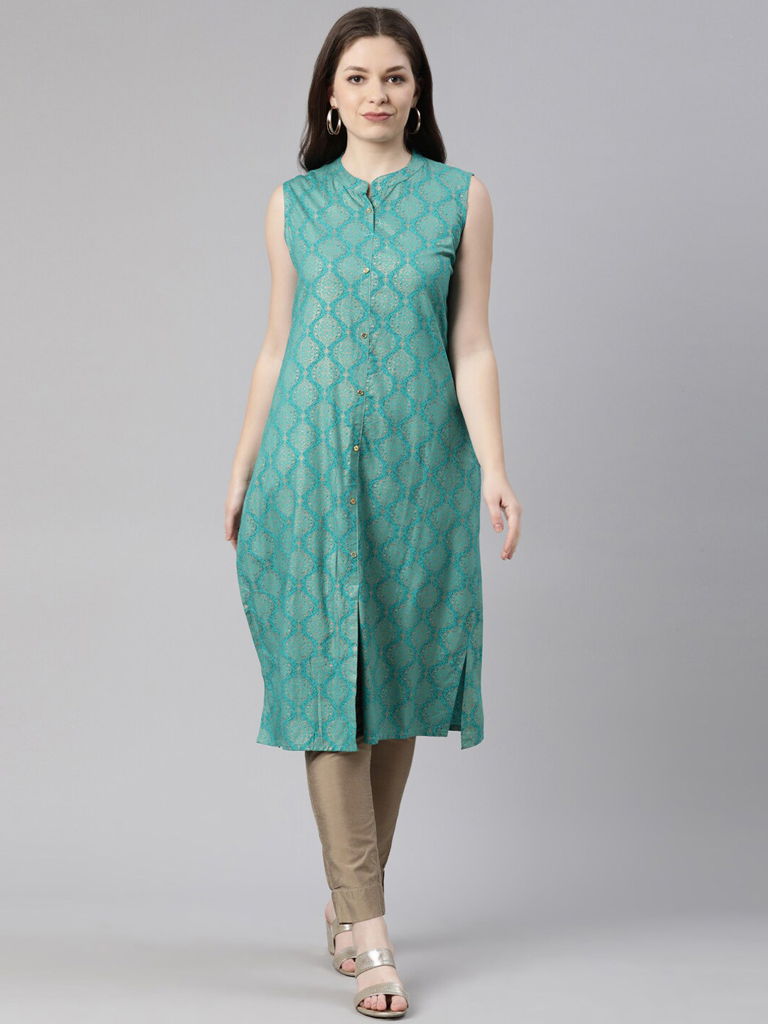 

Marcia Women Blue Ethnic Motifs Kurta