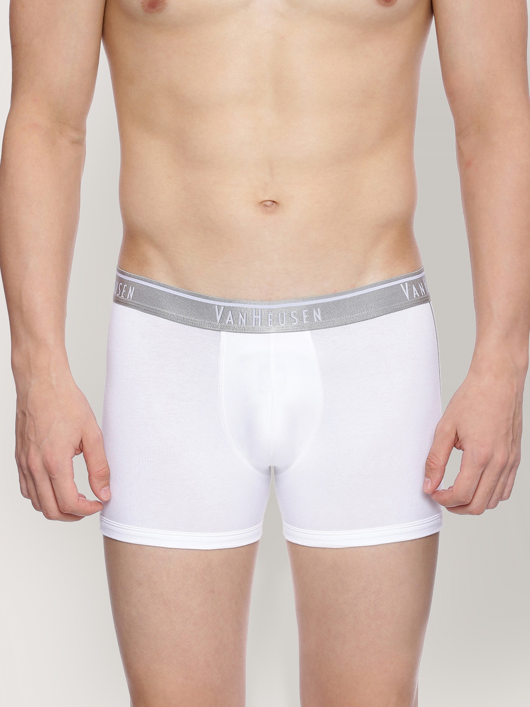 

Van Heusen Men Antibacterial Colour Fresh Trunks, White