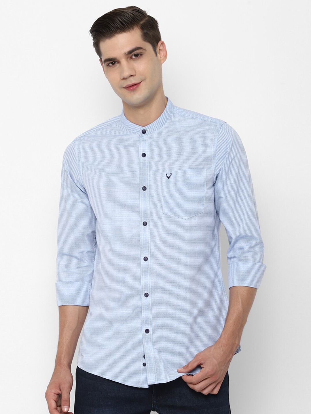 

Allen Solly Sport Men Cotton Casual Shirt, Blue