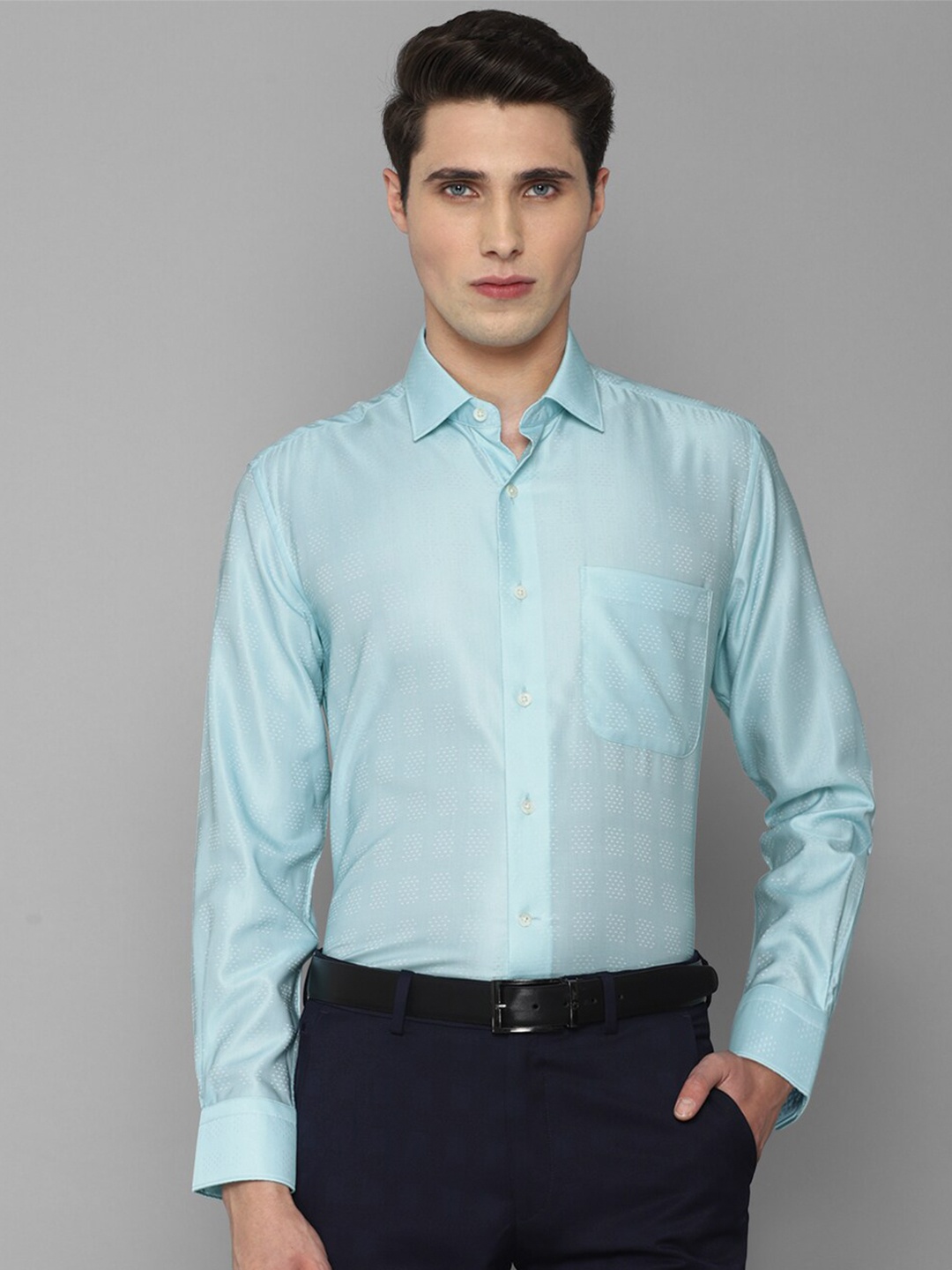 

Luxure by Louis Philippe Men Cotton Formal Shirt, Sea green