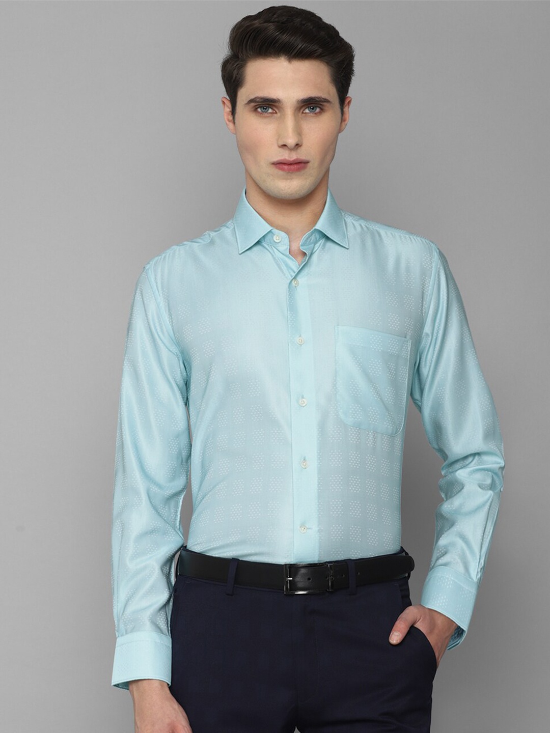 

Luxure by Louis Philippe Men Cotton Formal Shirt, Sea green