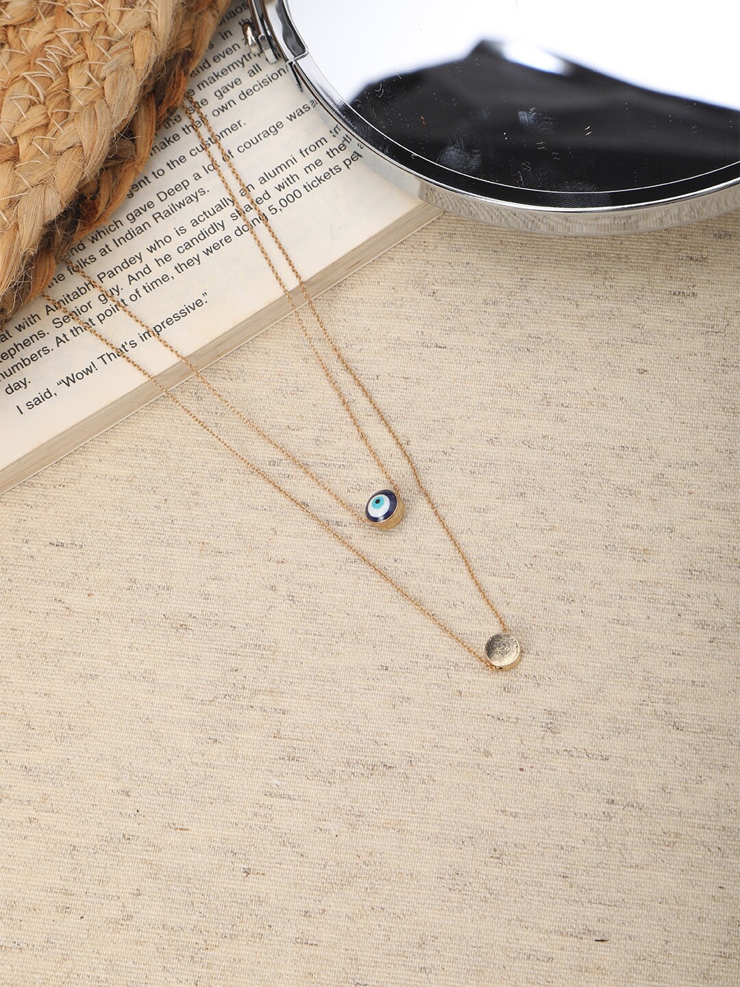 

AccessHer Brass Gold-Plated Layered Chain
