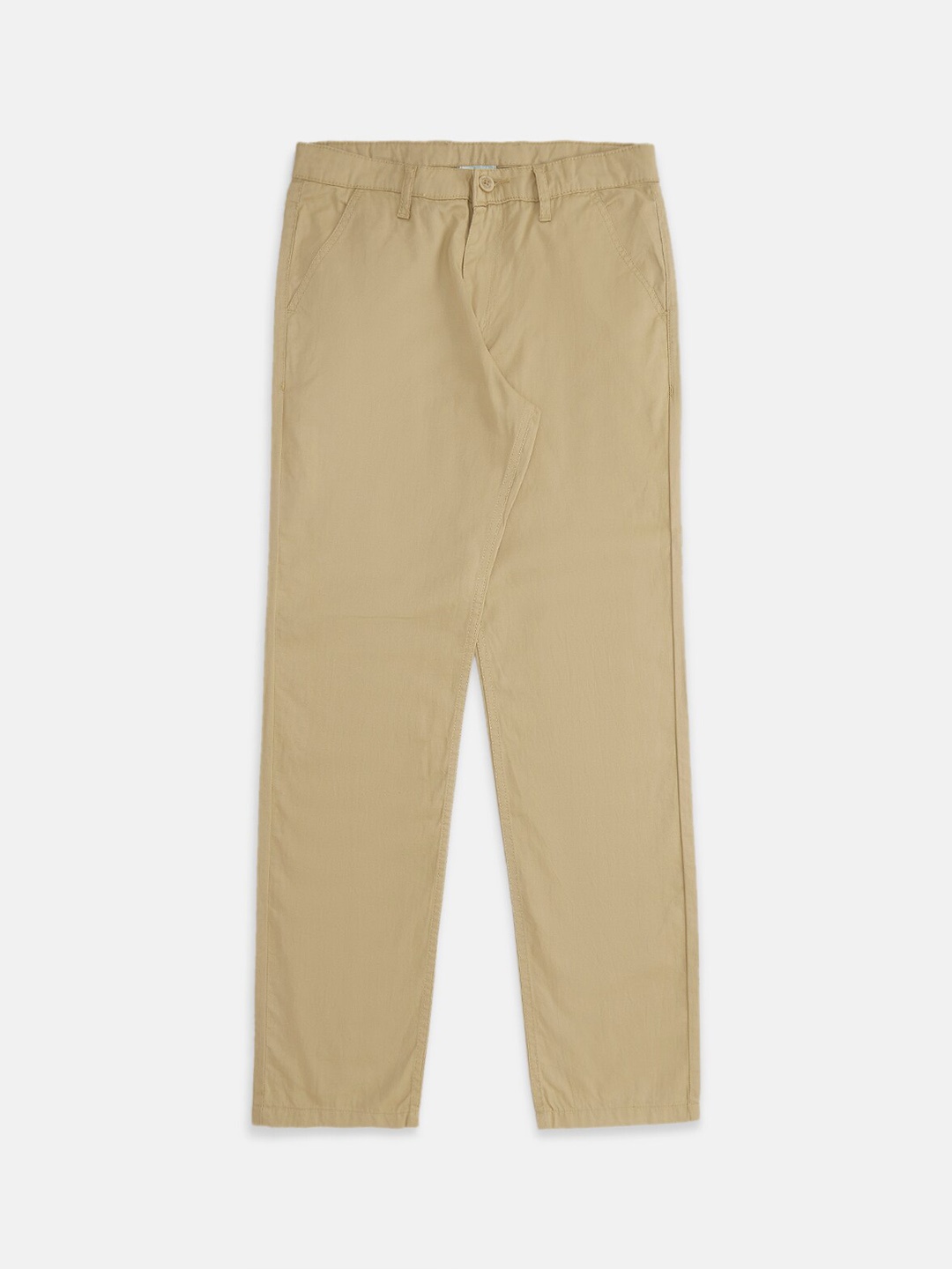 

Pantaloons Junior Boys Chinos Cotton Trousers, Beige