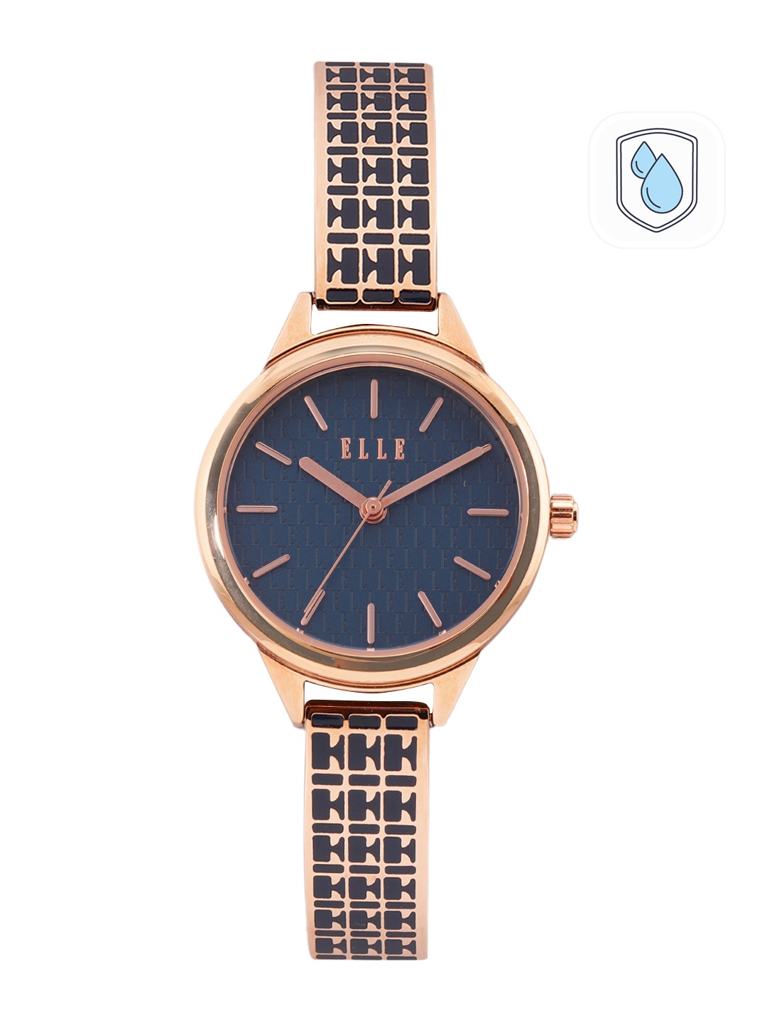 

ELLE Women Printed Rivoli Analogue Watch ELL25047, Navy blue