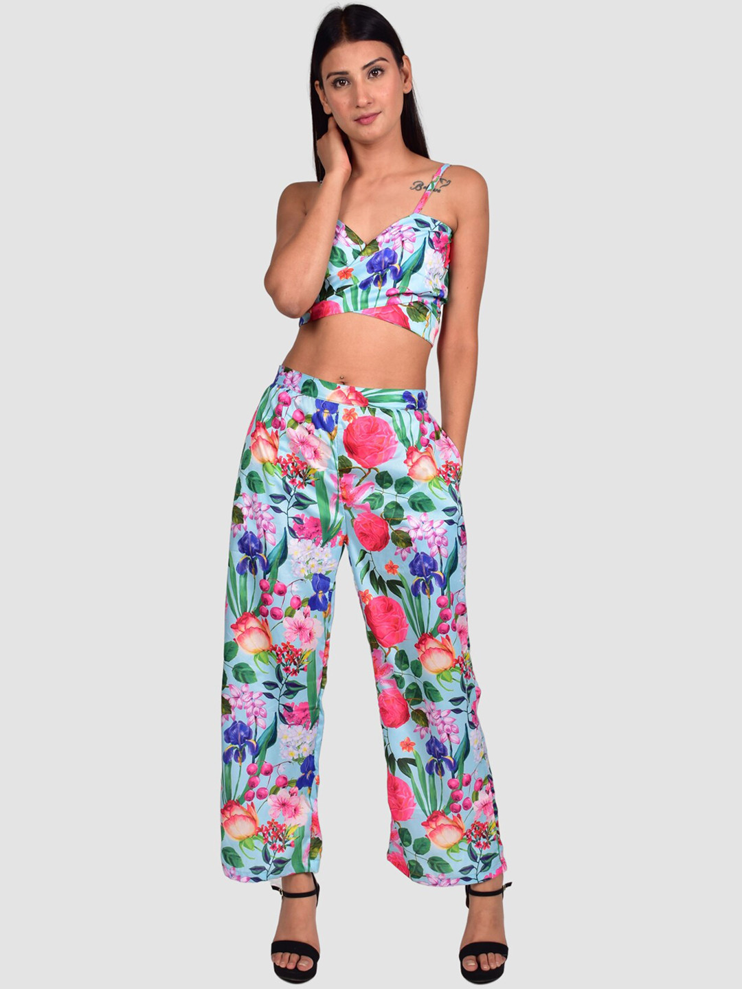 

Rajoria Instyle Women Digital Printed Swimwear Set, Blue
