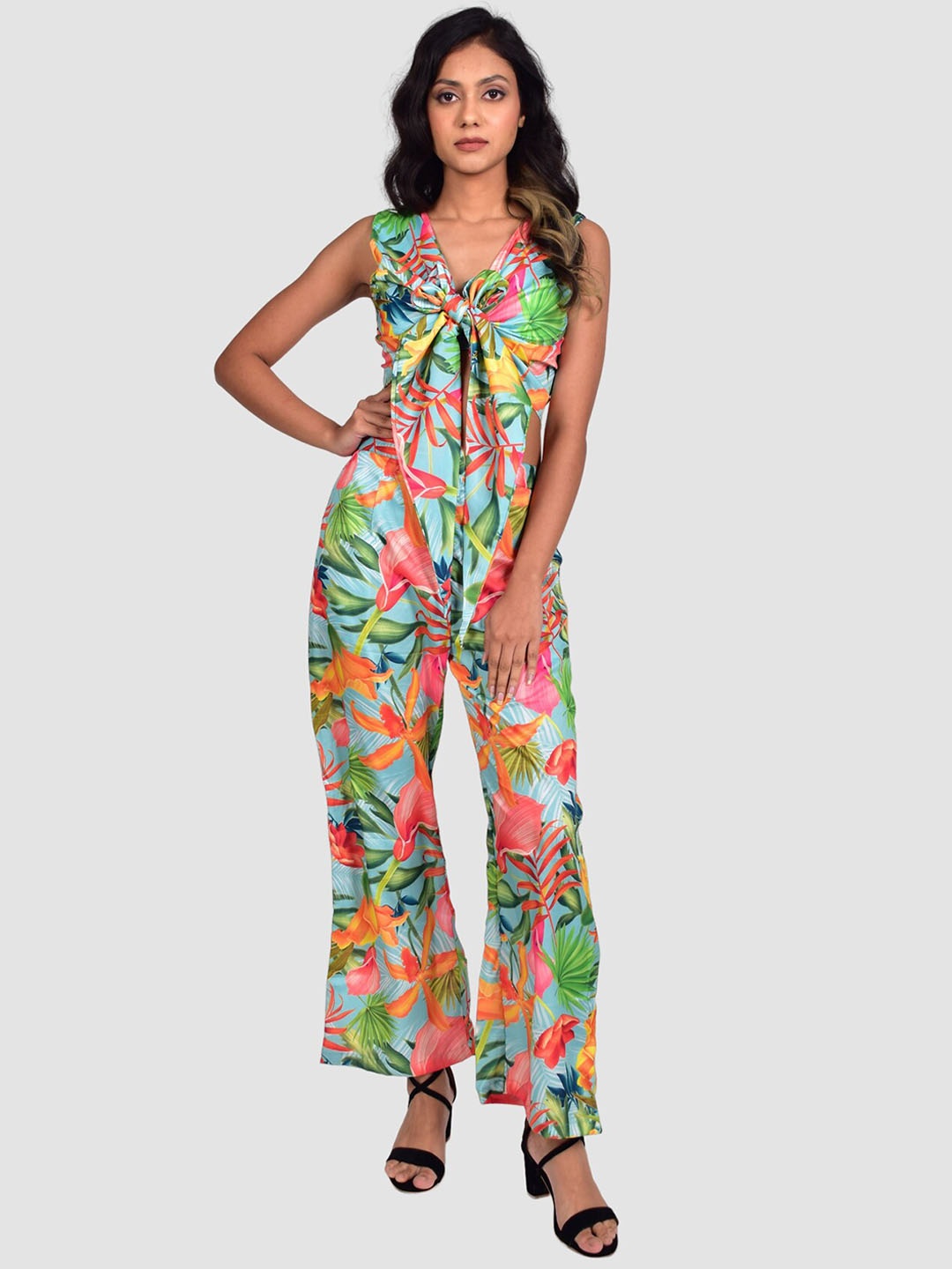 

Rajoria Instyle Women Digital Abstract Print Swimwear Set, Sea green