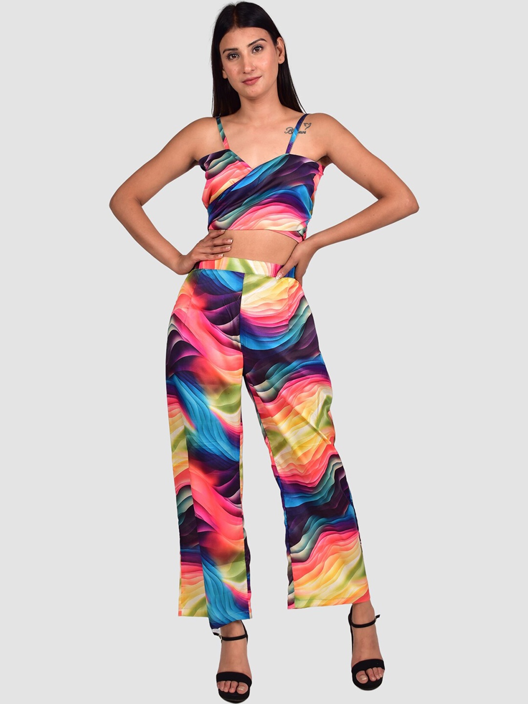 

Rajoria Instyle Women Digital Printed Swimwear Set, Pink