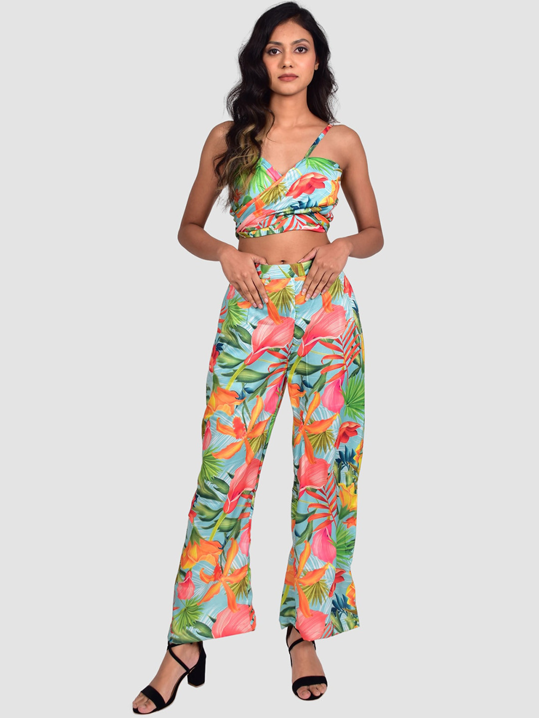

Rajoria Instyle Women Digital Printed Swimwear Set, Green