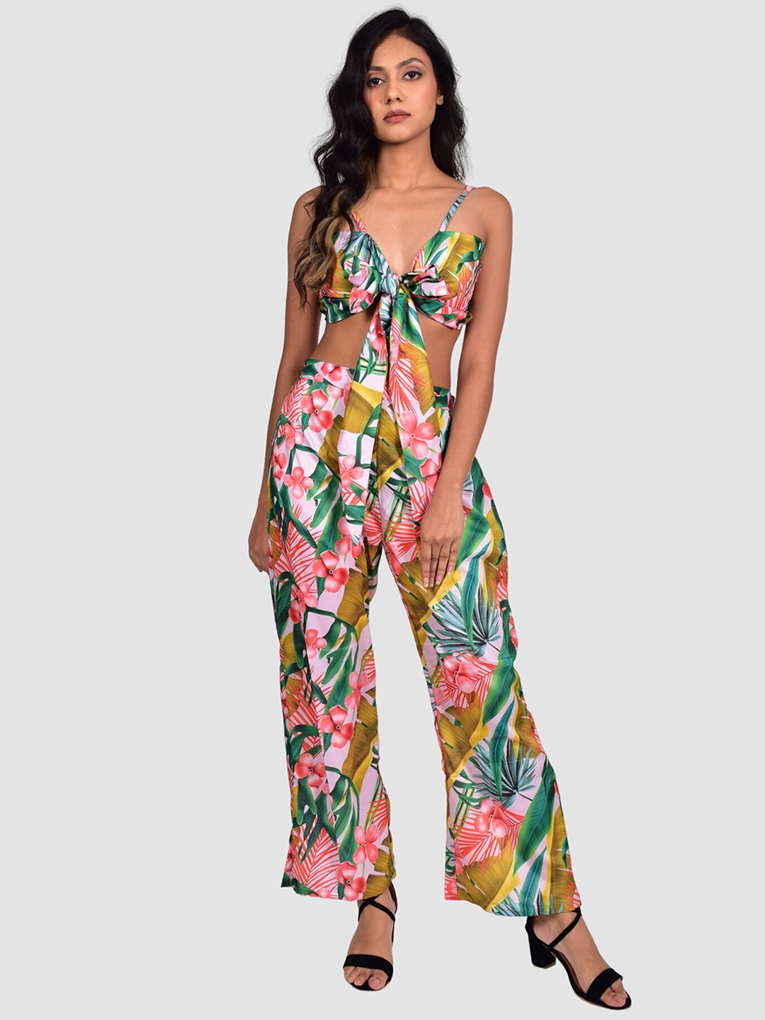 

Rajoria Instyle Women Digital Abstract Printed Swimwear Set, Coral