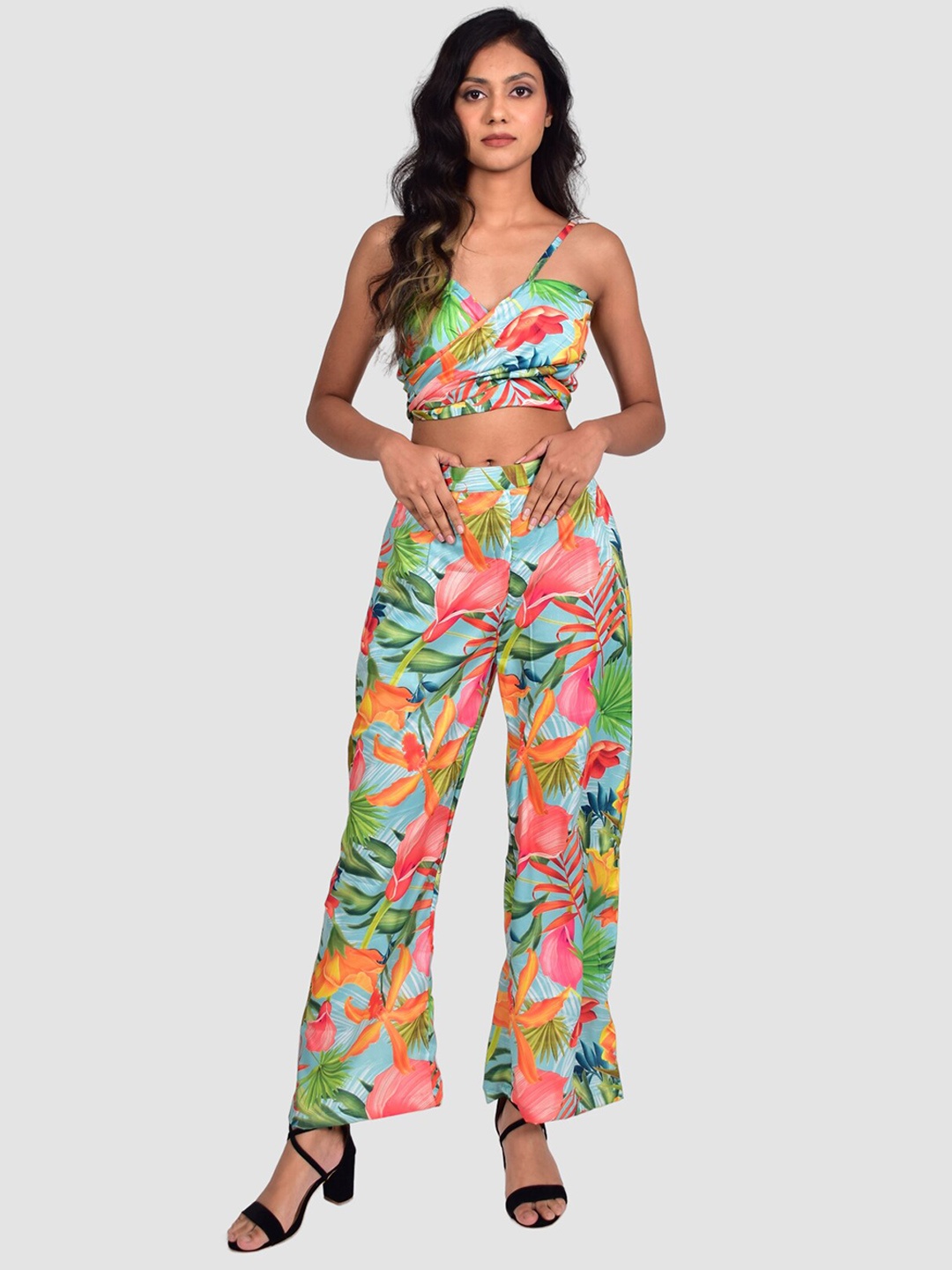 

Rajoria Instyle Women Digital Printed Swimwear Set, Green
